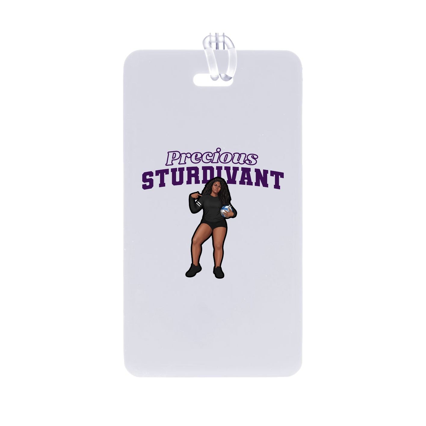 Bag Tag — Name Arch in Classic