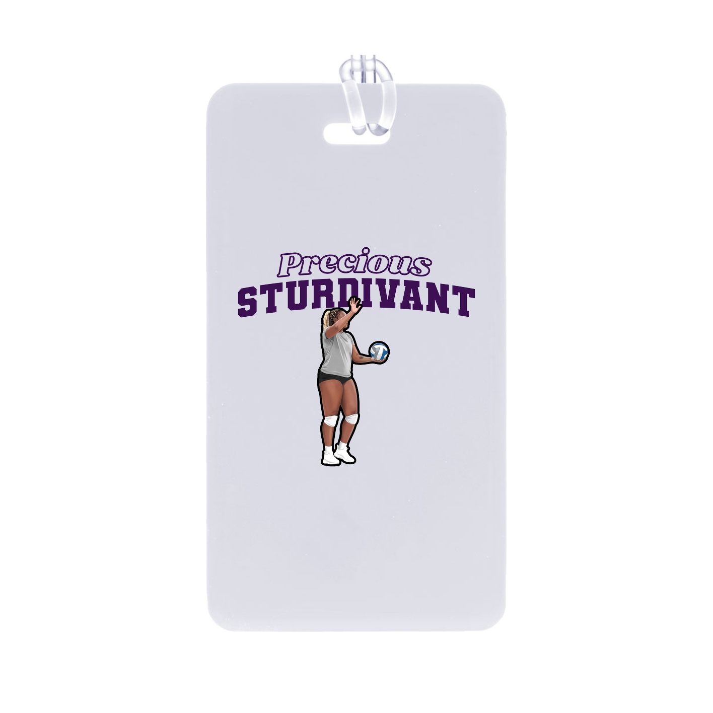 Bag Tag — Name Arch in Classic