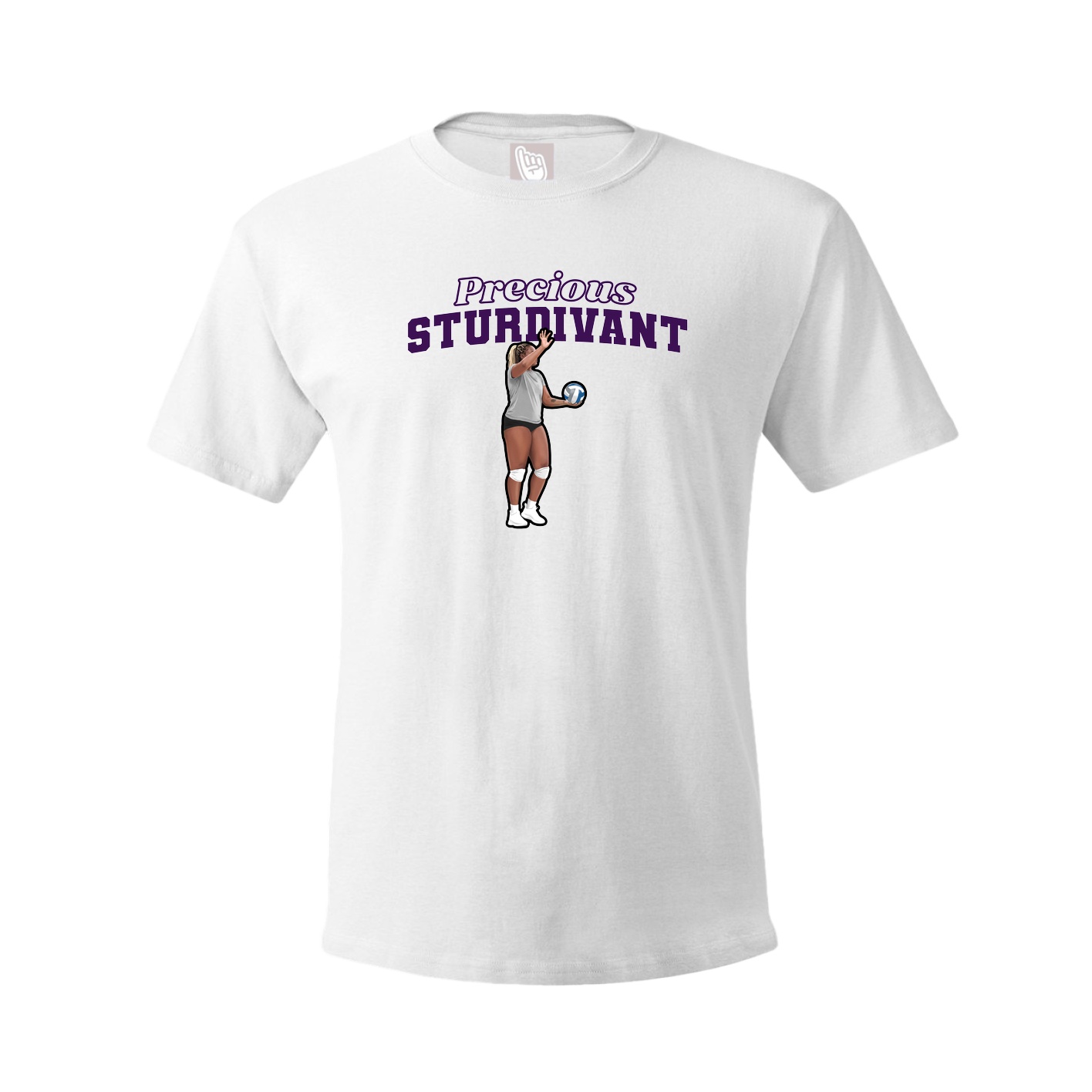 Tee — Name Arch in White