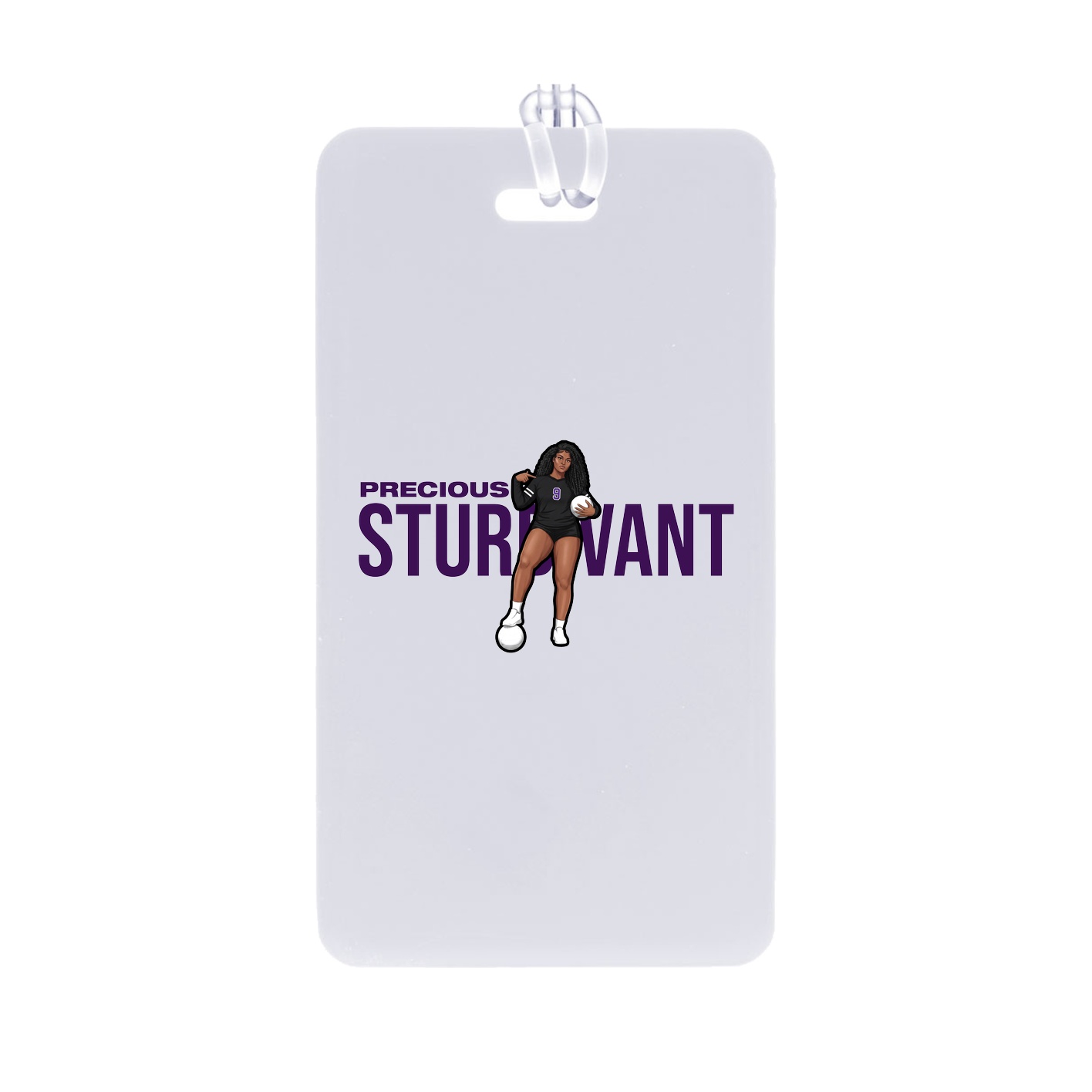 Bag Tag — Player Name in Classic