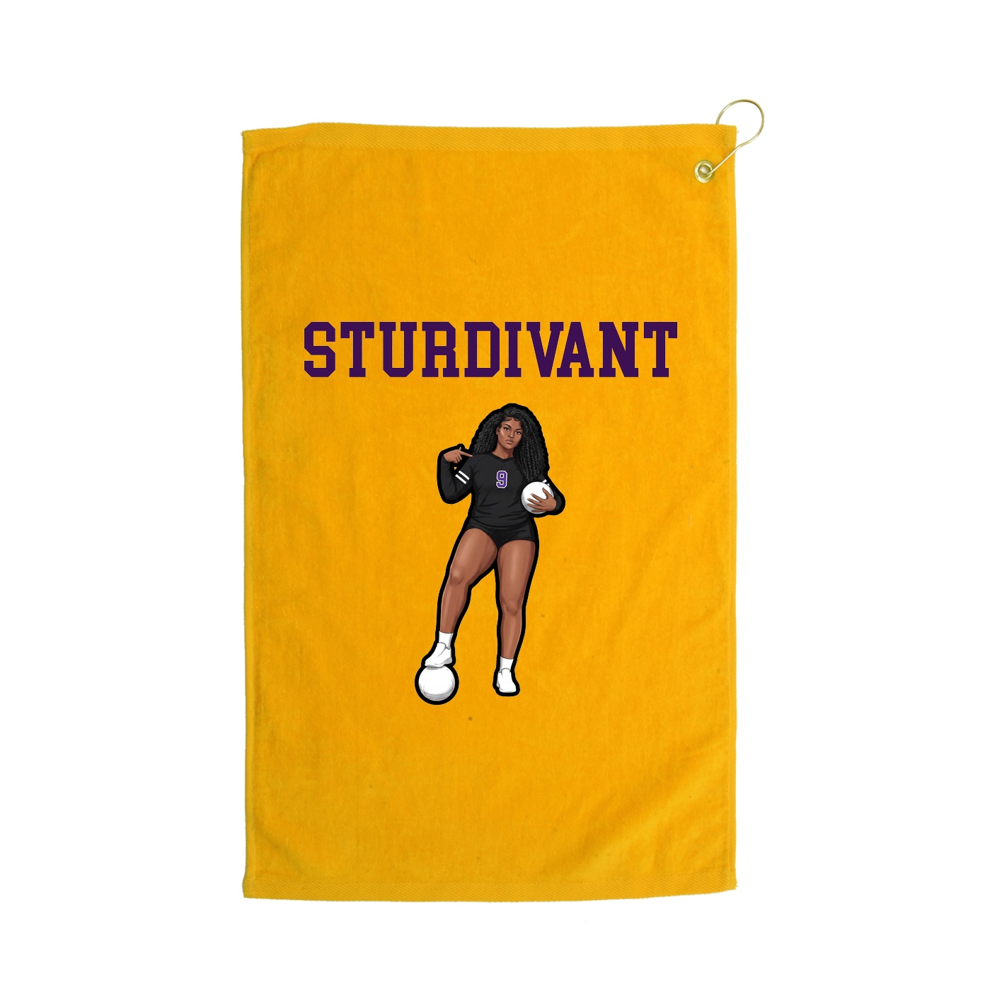 Golf Towel — Shirsey in Gold