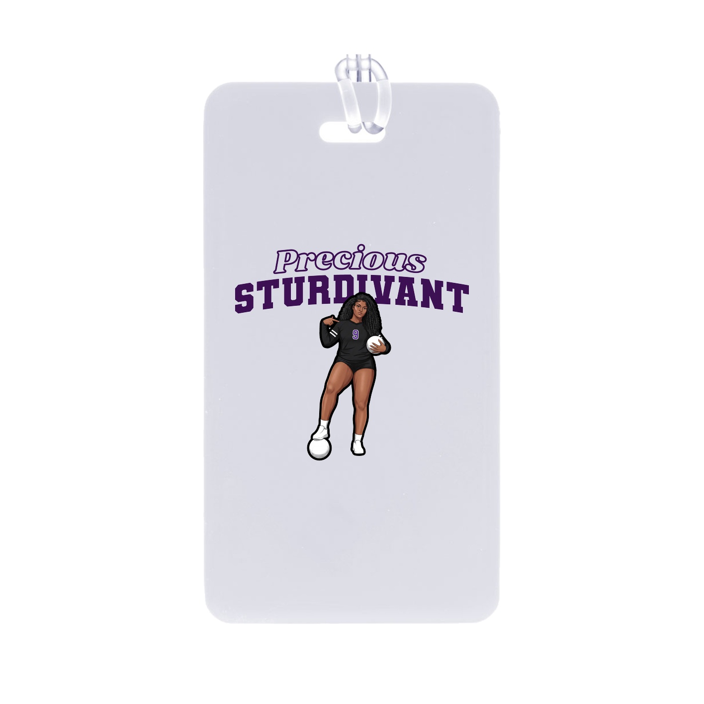 Bag Tag — Name Arch in Classic