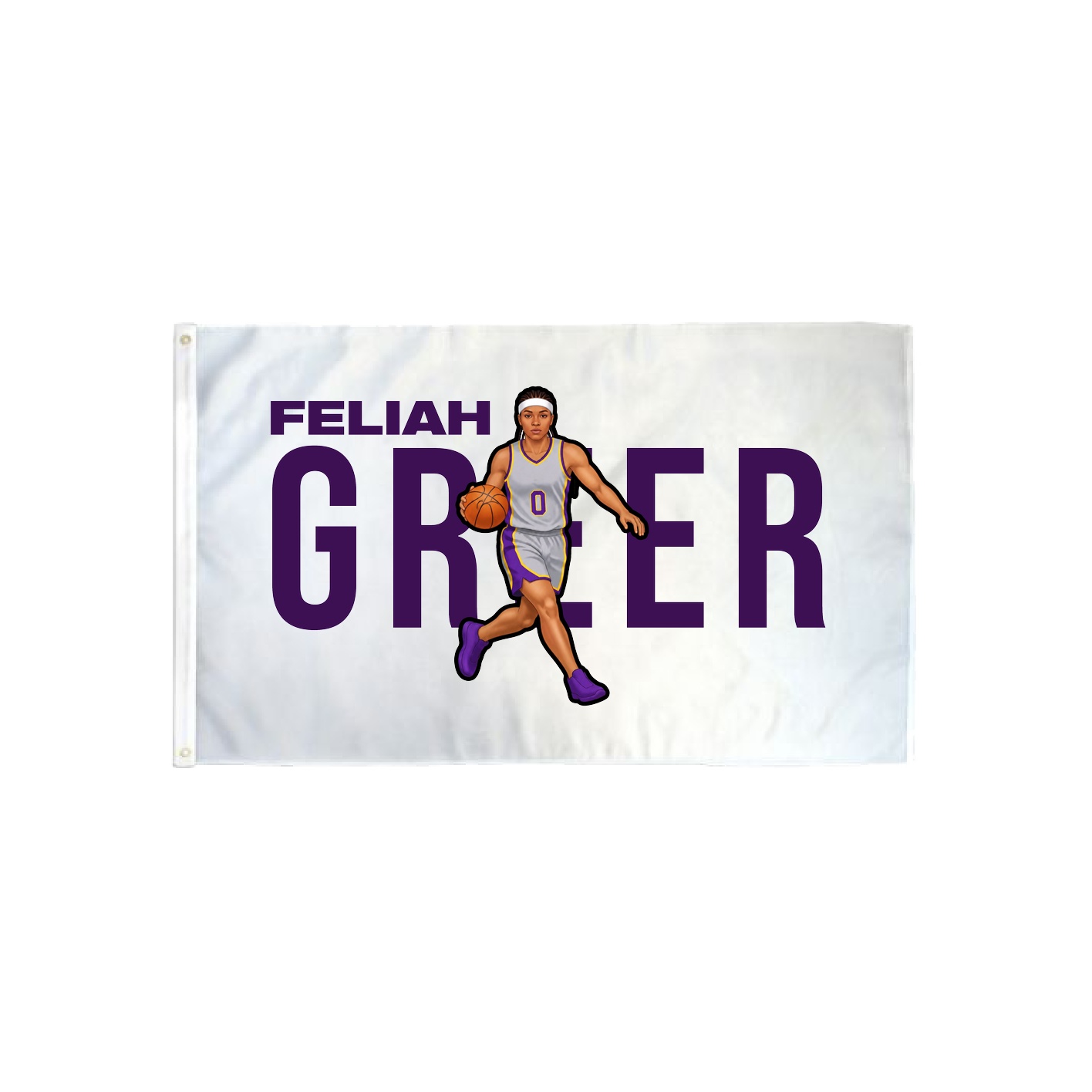 3x5 Flag — Player Name in Classic