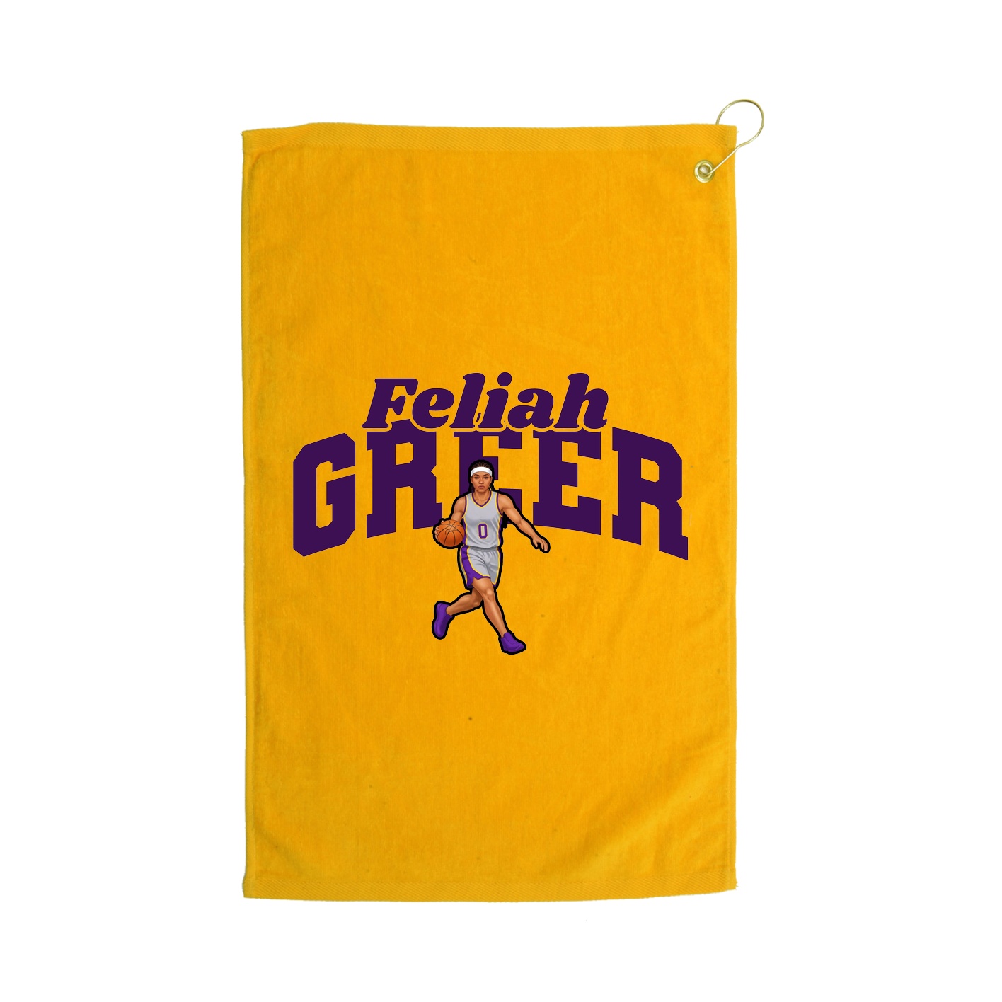 Golf Towel — Signature Arch in Gold