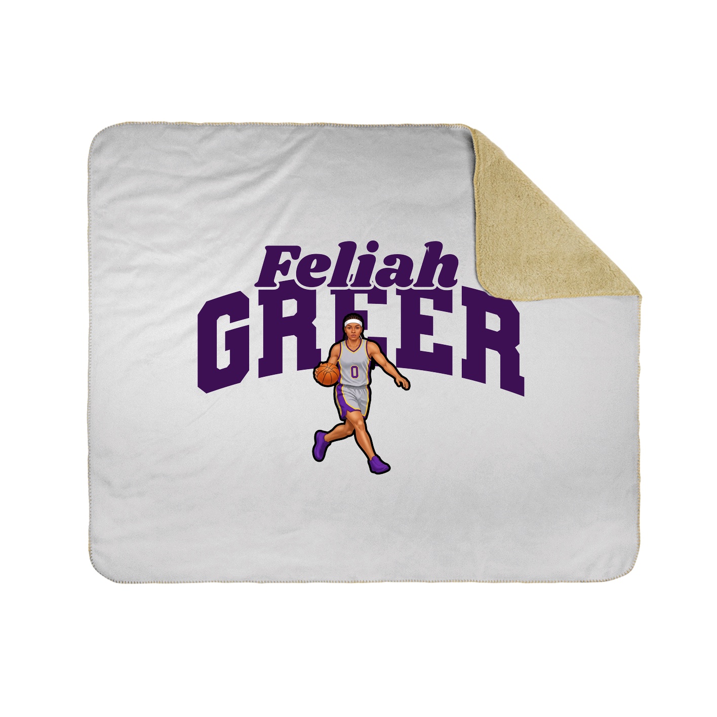 Throw Blanket — Signature Arch in White