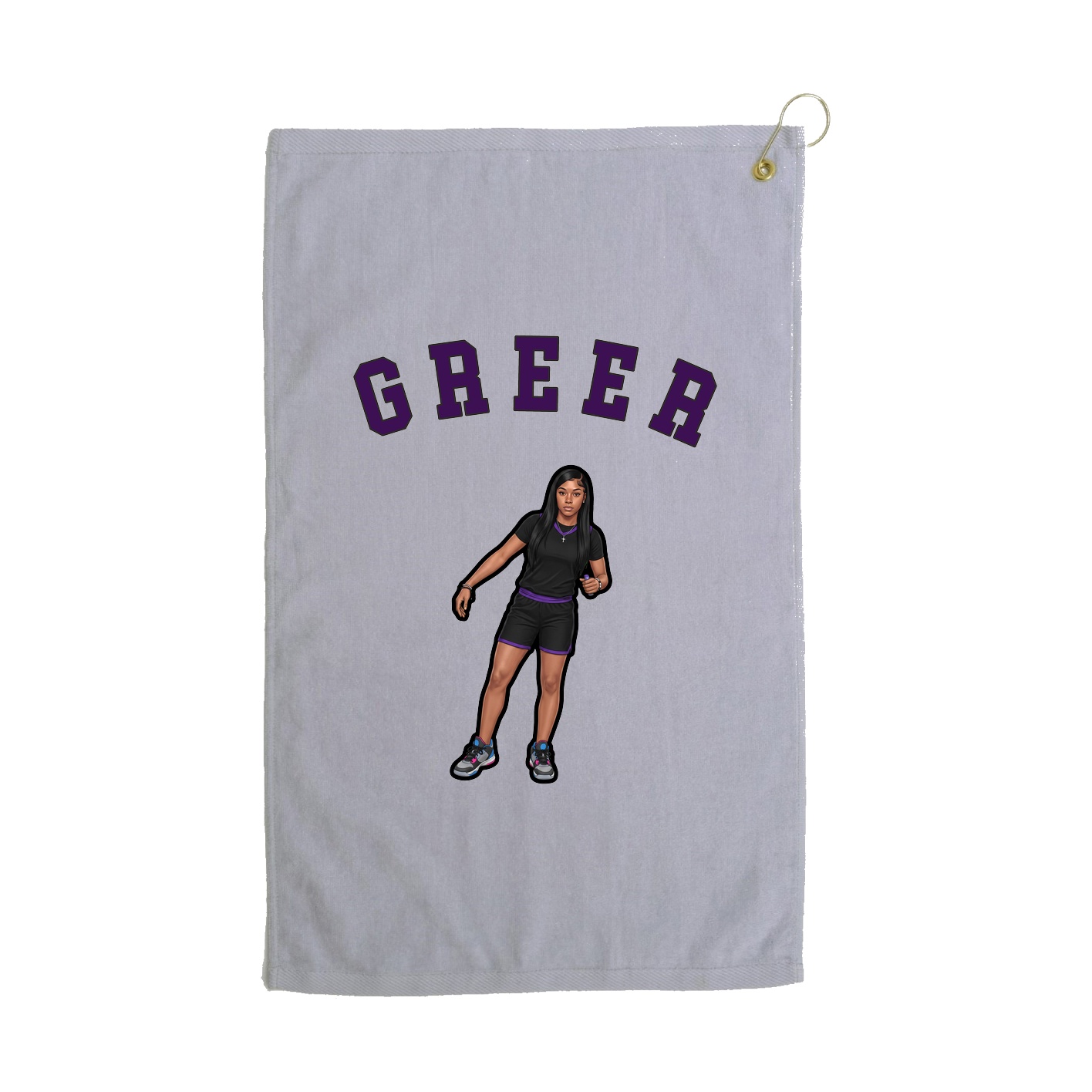 Golf Towel — Shirsey Arch in Grey