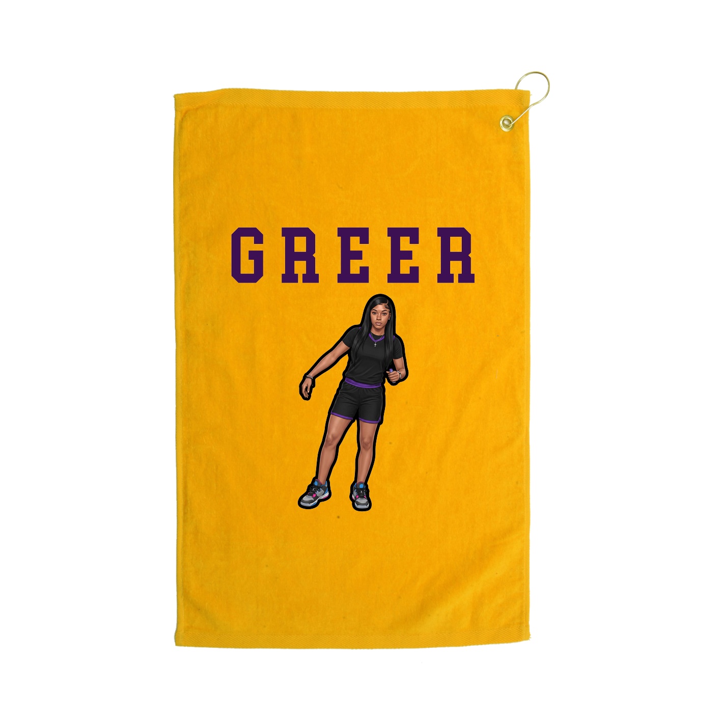 Golf Towel — Shirsey in Gold