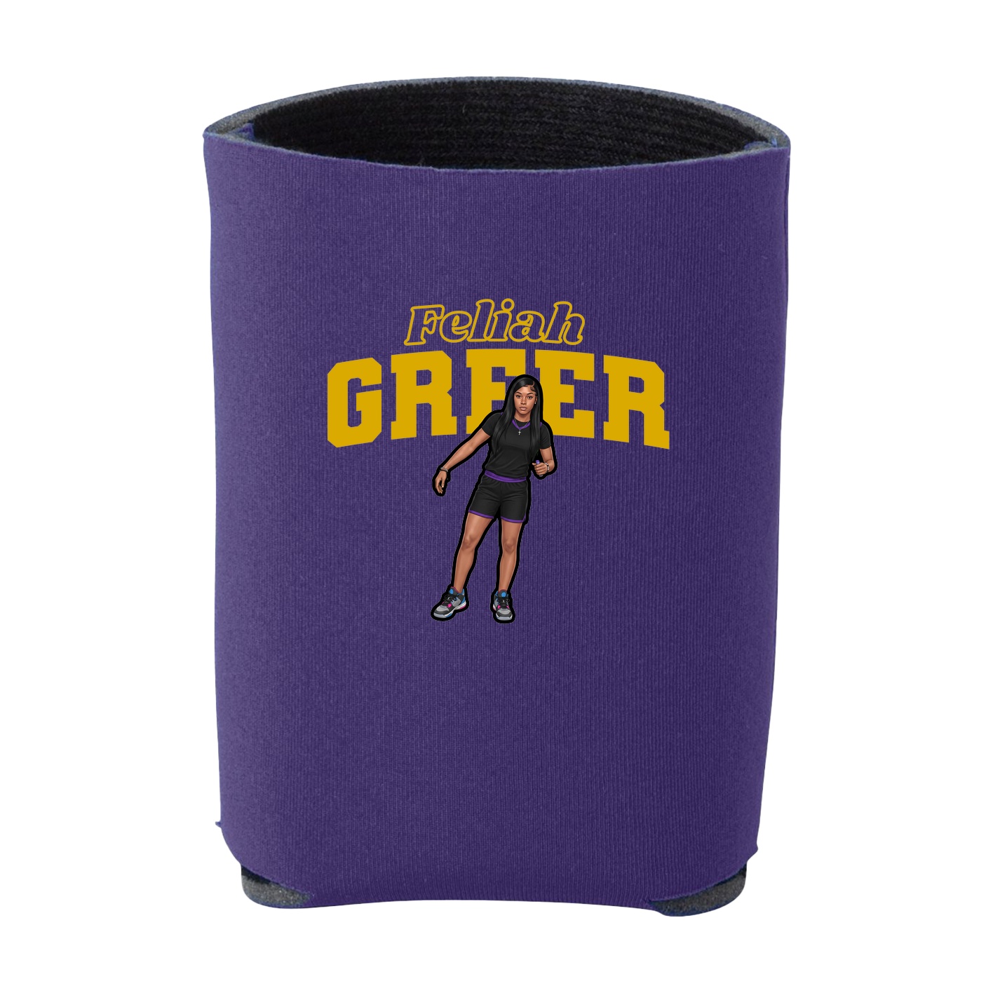 Can Holder — Name Arch in Purple