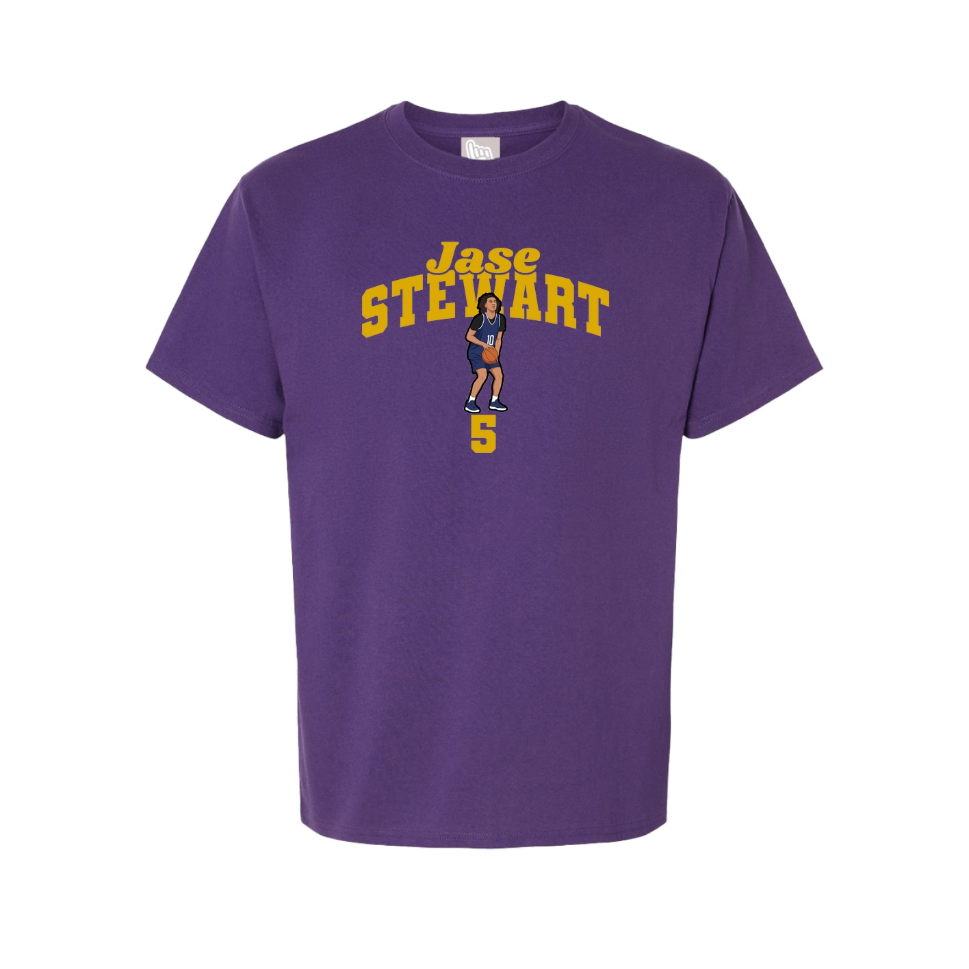 Tee — Signature Arch in Purple