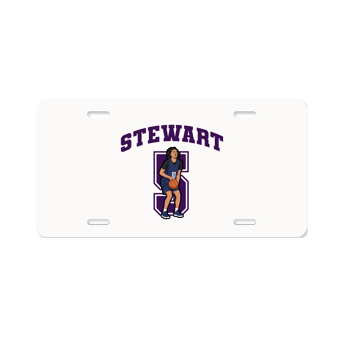 License Plate — Number in Classic