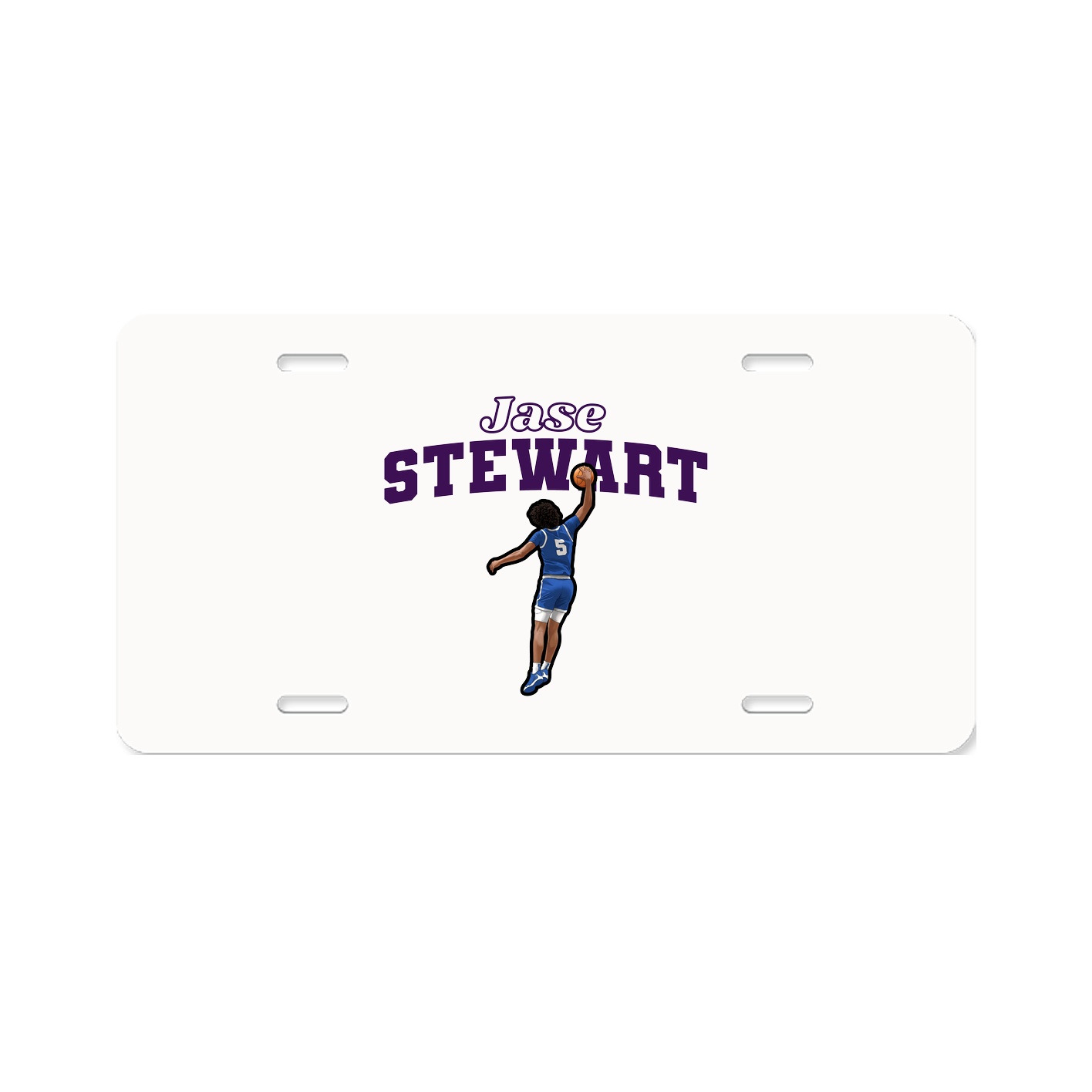 License Plate — Name Arch in Classic