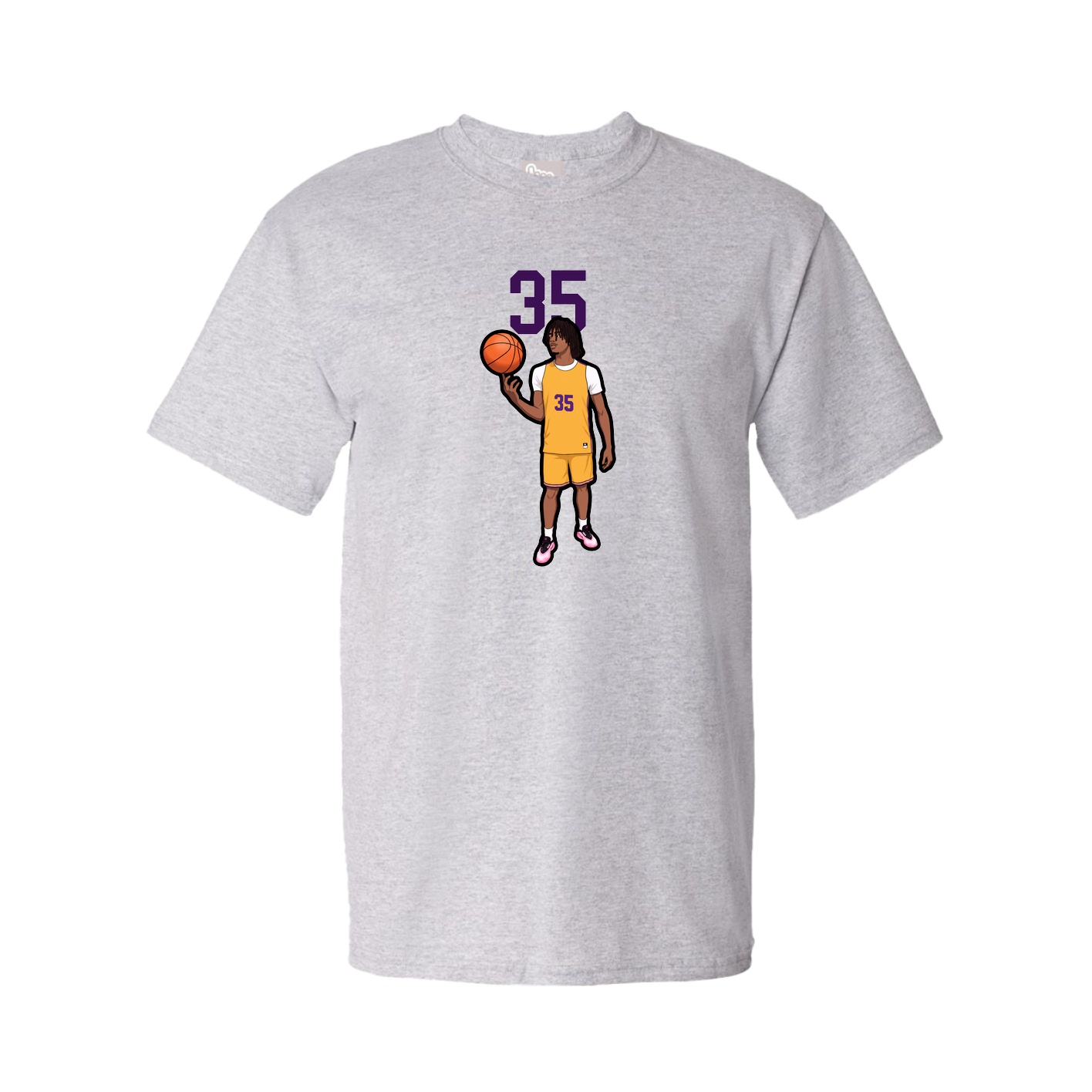 Tee — Number Top in Grey