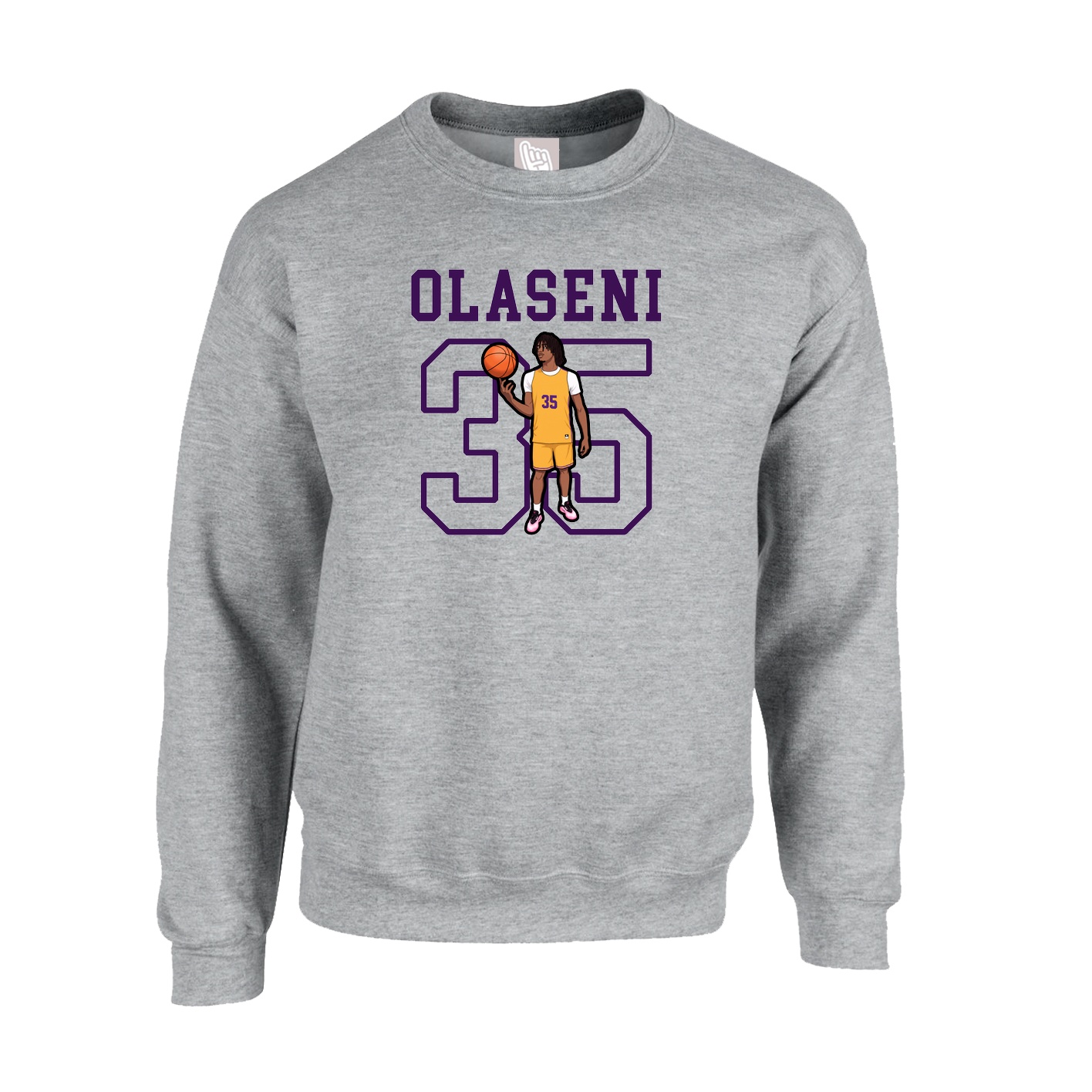 Fleece Crew — Shirsey in Grey