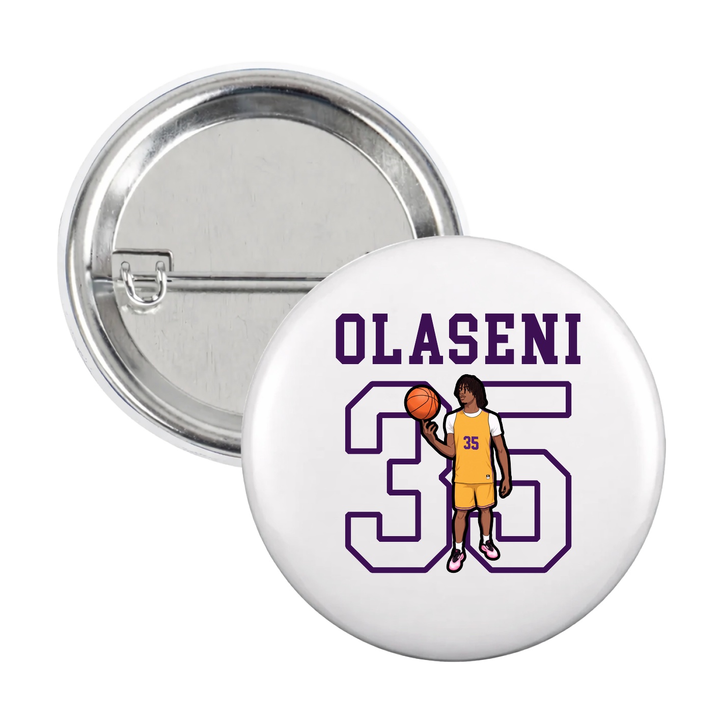 Game Day Button — Shirsey in White