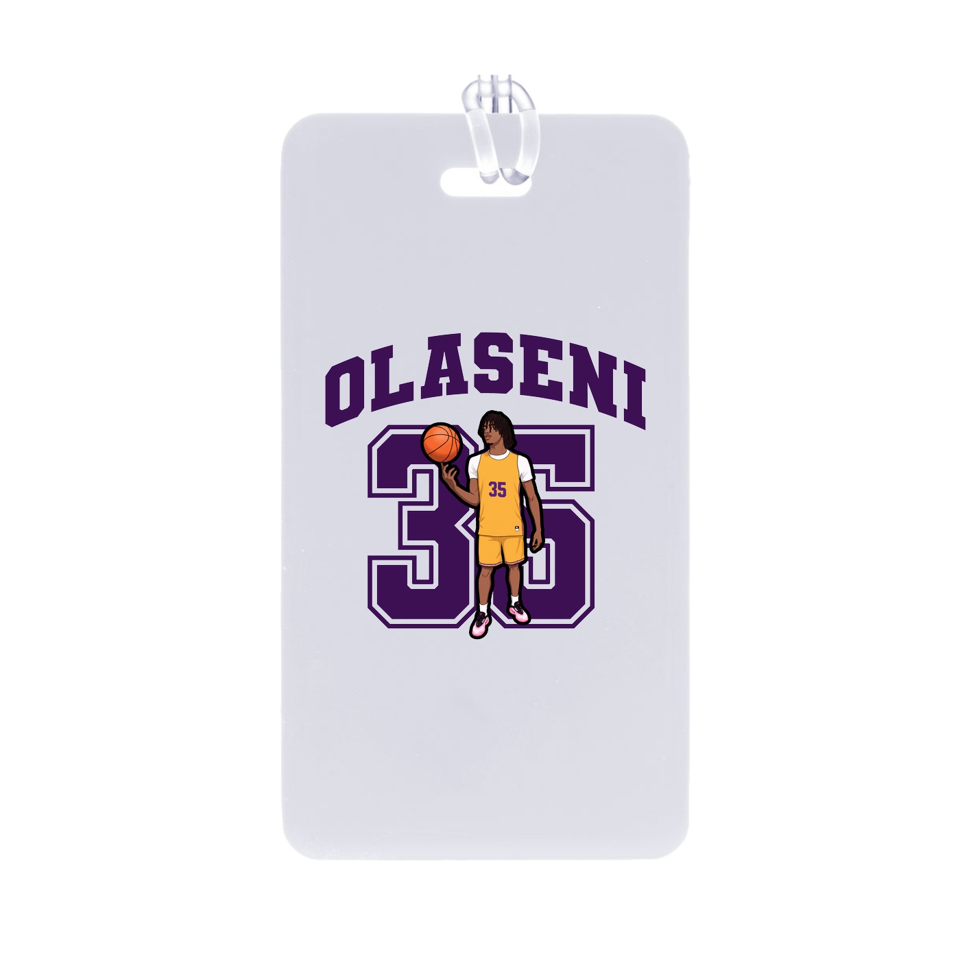 Bag Tag — Number in Classic