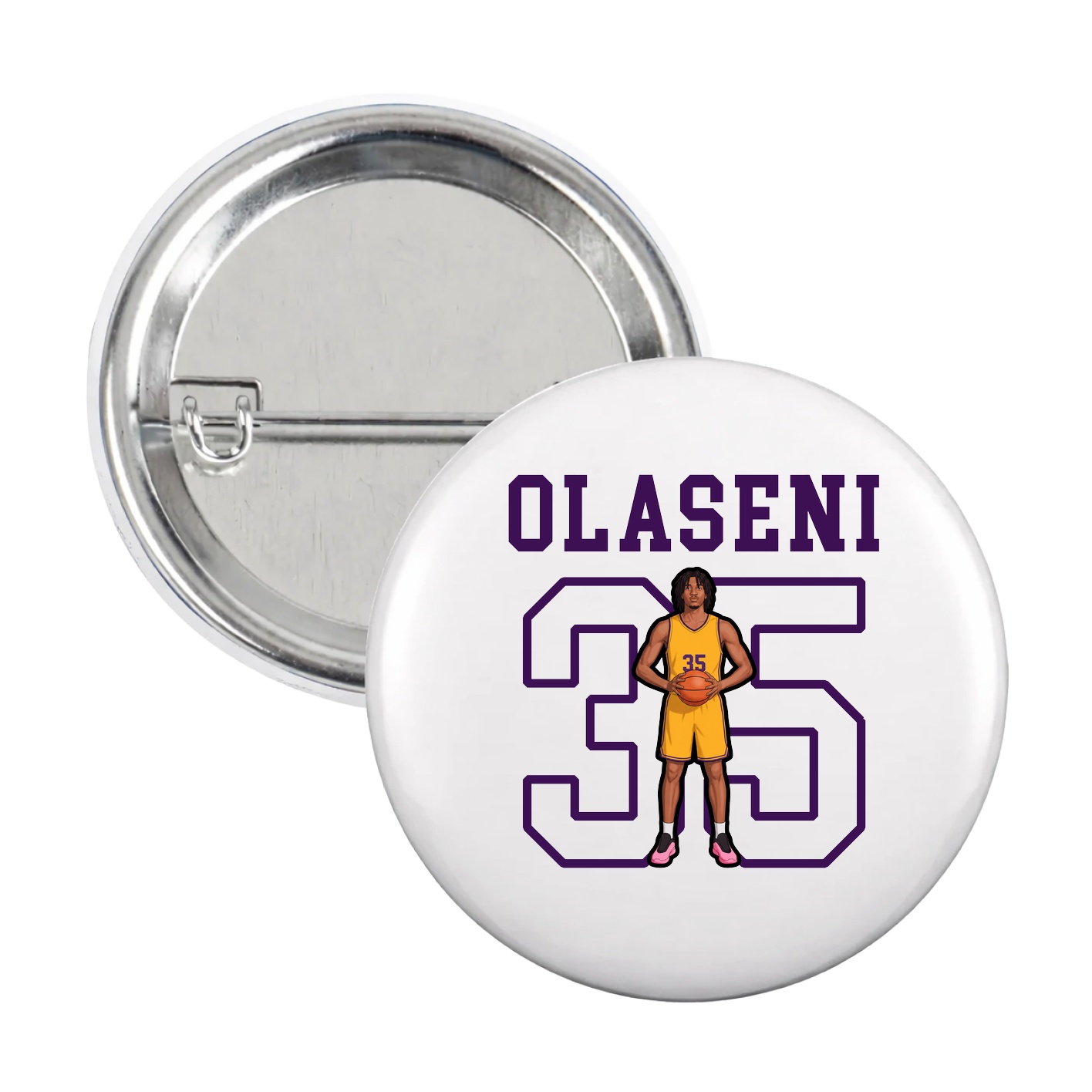 Game Day Button — Shirsey in White