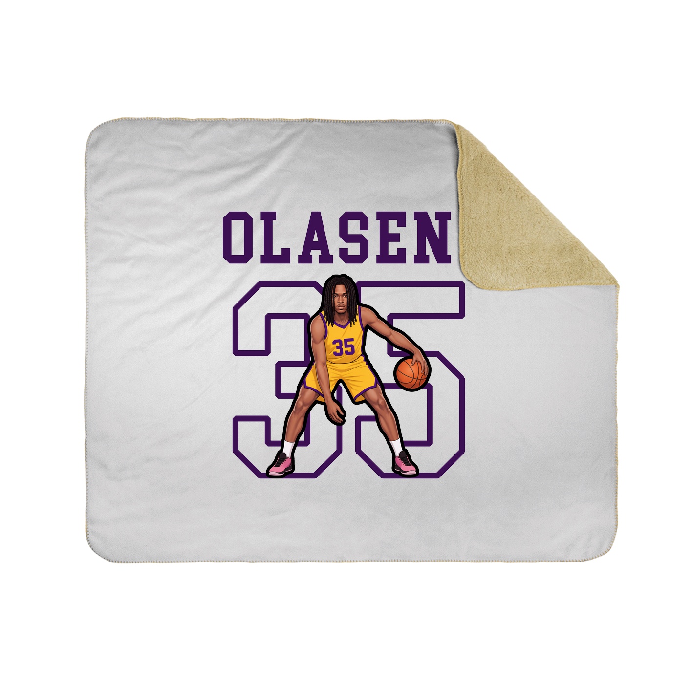 Throw Blanket — Shirsey in White
