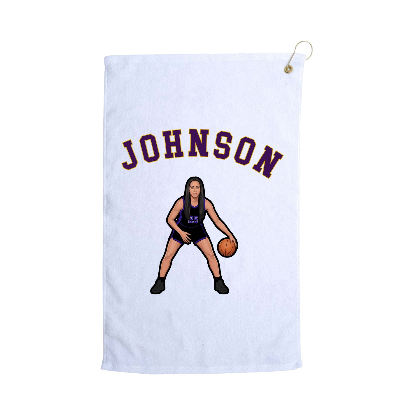 Golf Towel — Shirsey Arch in White