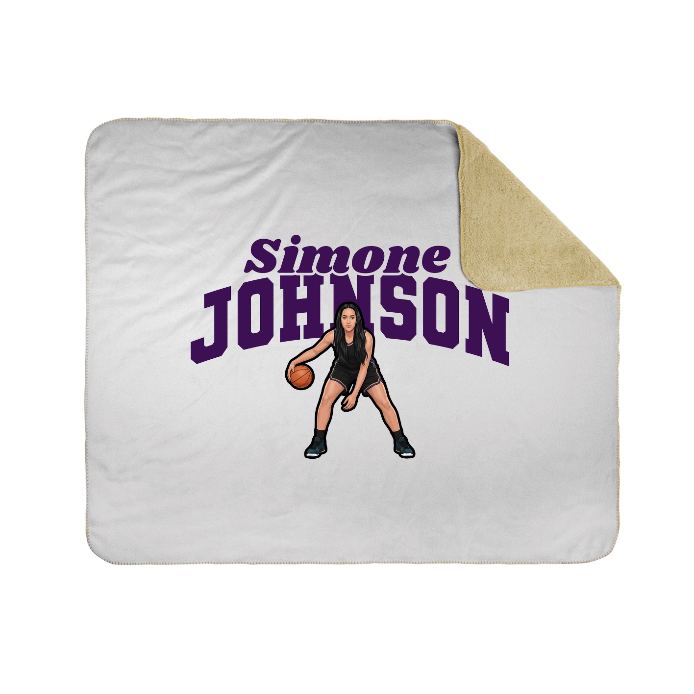 Throw Blanket — Signature Arch in White