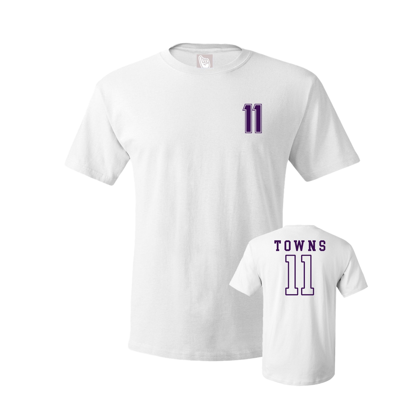 Youth Tee — Chest Back in White