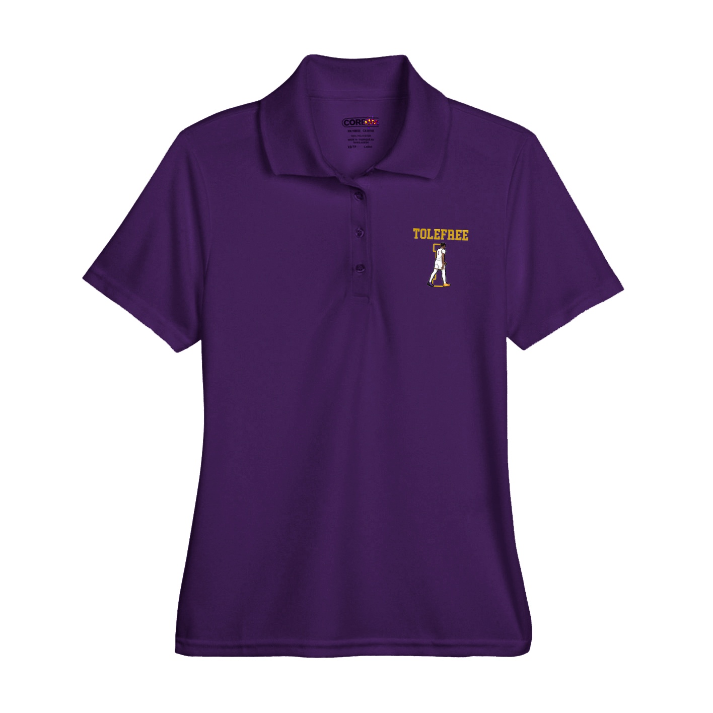 Womens Performance Polo — Shirsey in Purple