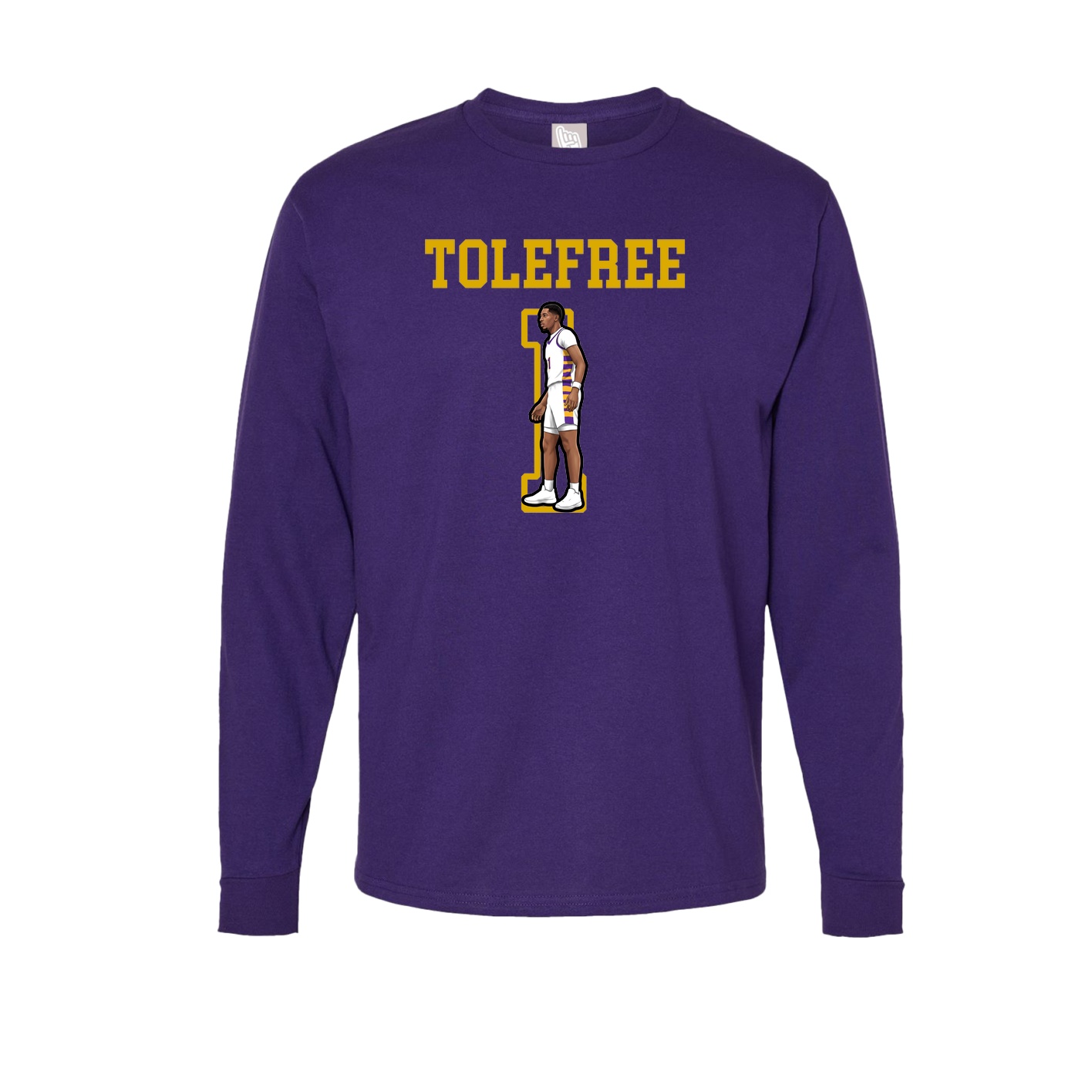Long Sleeve Tee — Shirsey in Purple