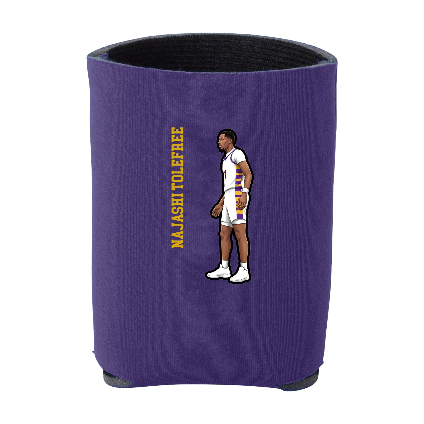 Can Holder — Name Vertical in Purple