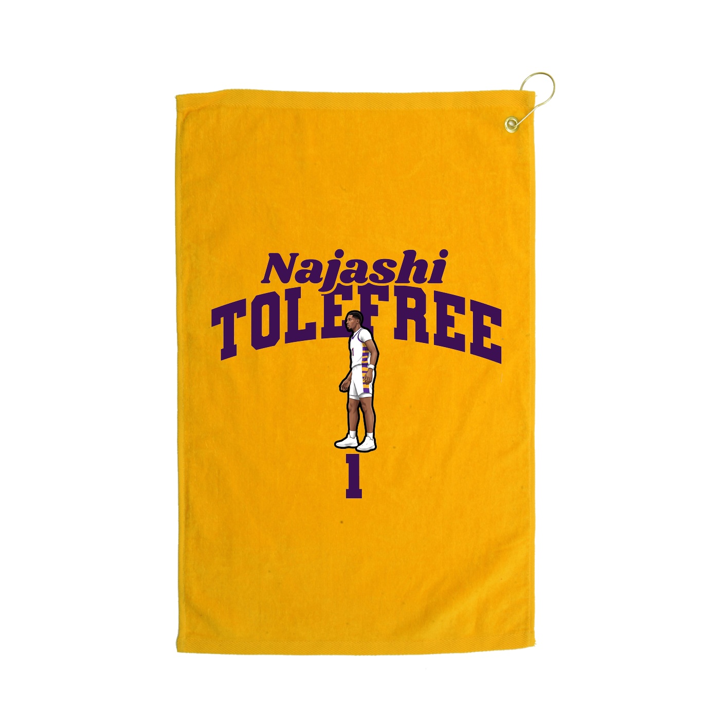 Golf Towel — Signature Arch in Gold