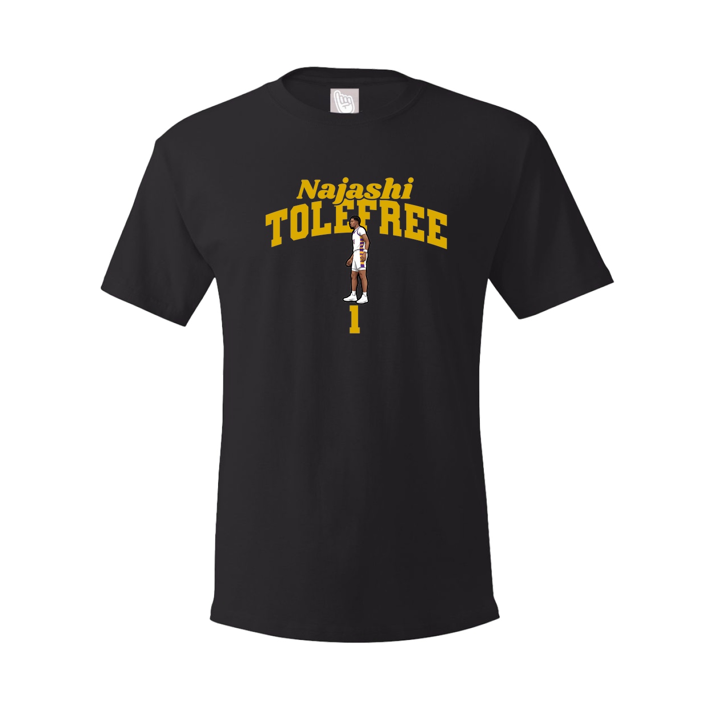 Youth Tee — Signature Arch in Black