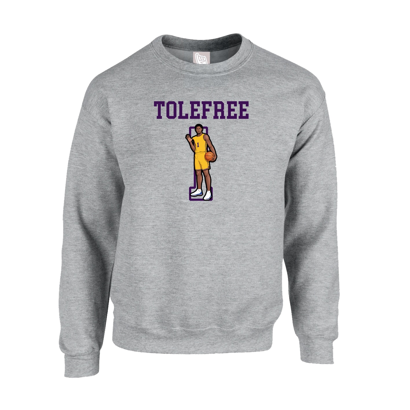 Fleece Crew — Shirsey in Grey