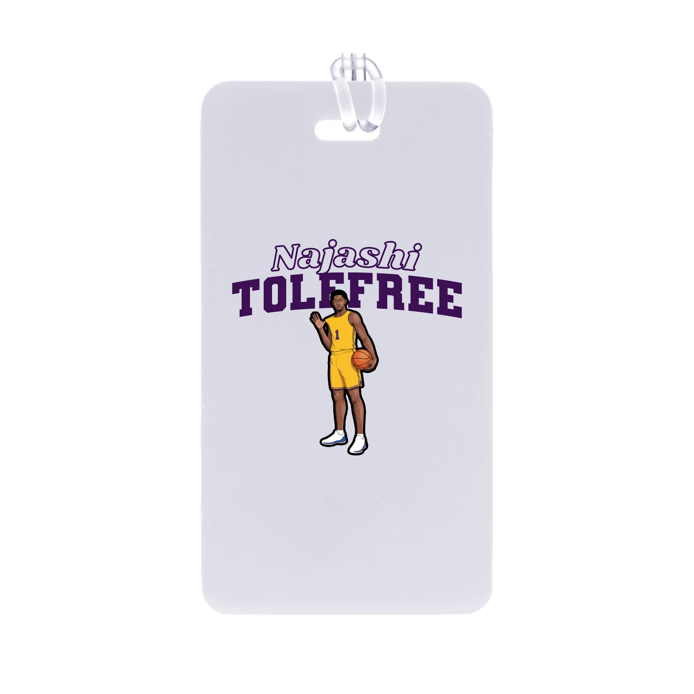Bag Tag — Name Arch in Classic