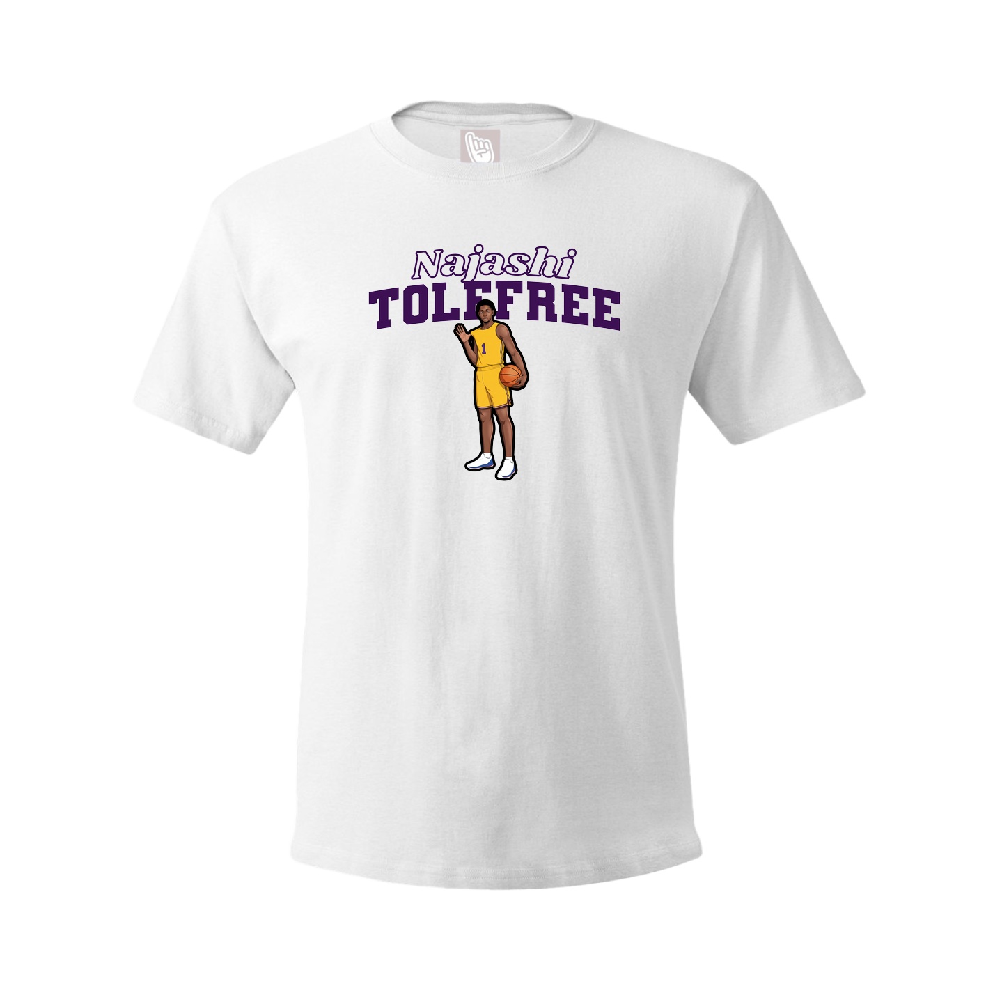 Tee — Name Arch in White