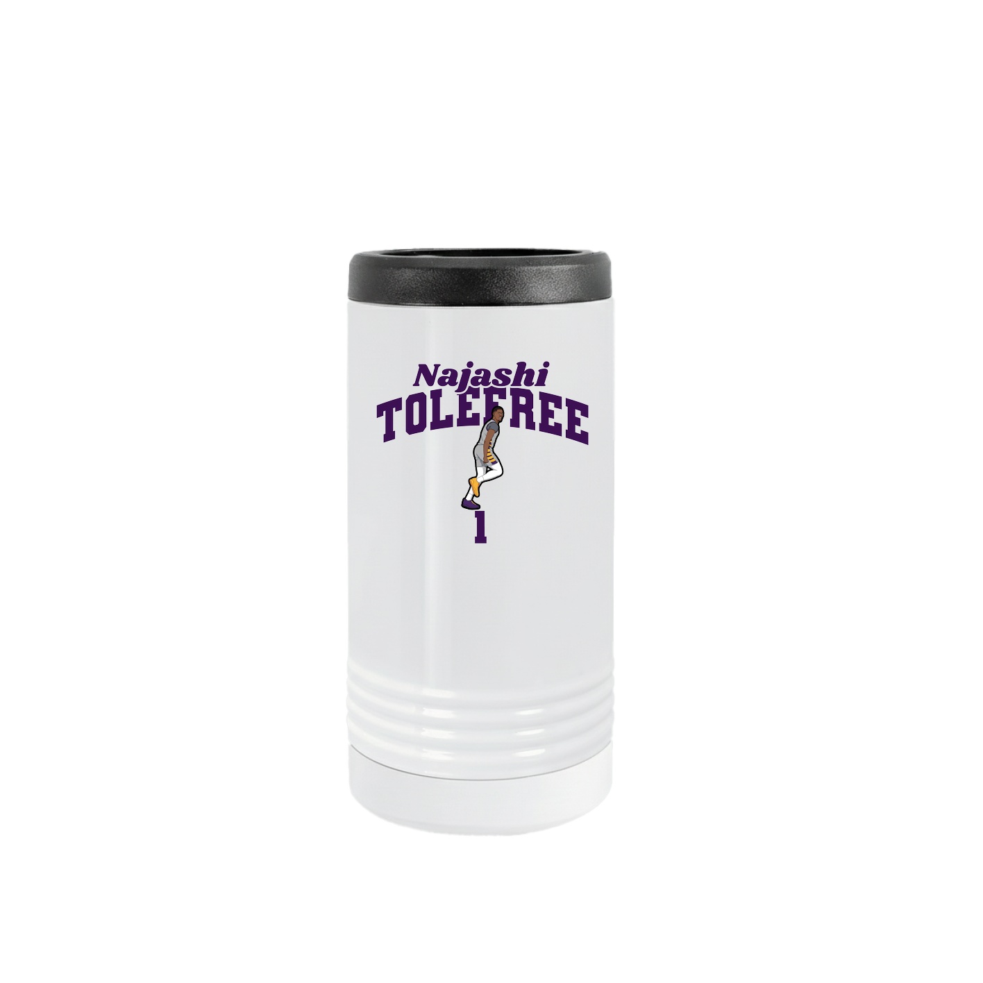 Slim Beverage Holder — Signature Arch in White