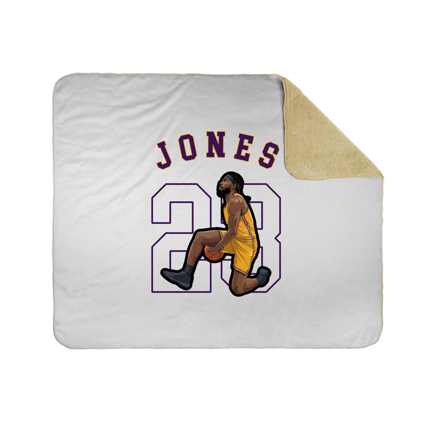 50x60 Sherpa Lined Throw Blanket