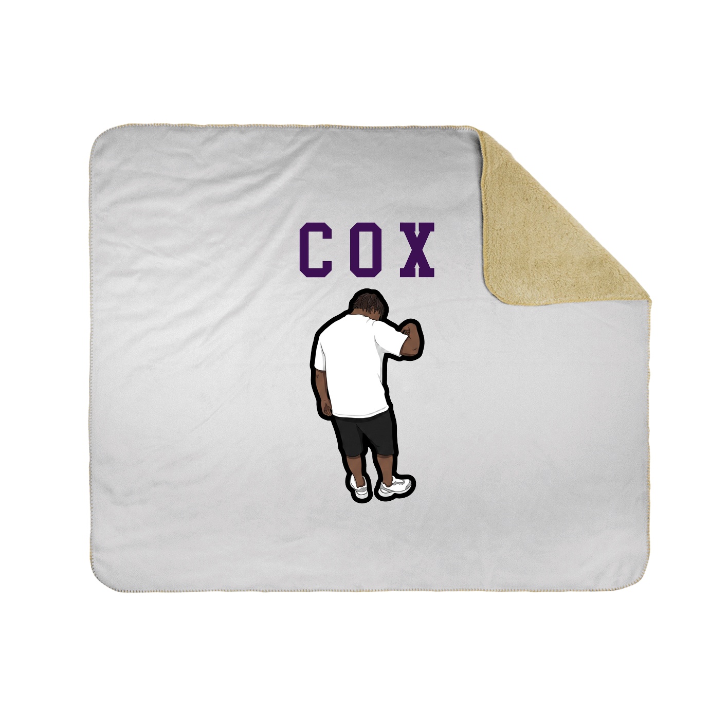 Throw Blanket — Shirsey in White