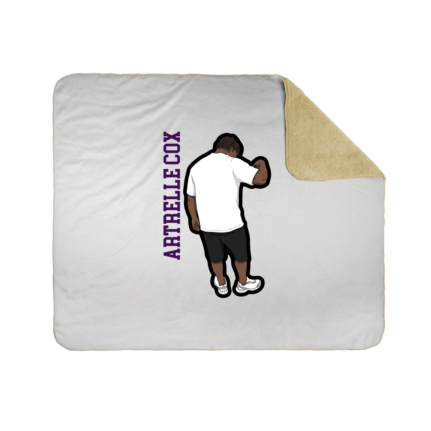 50x60 Sherpa Lined Throw Blanket