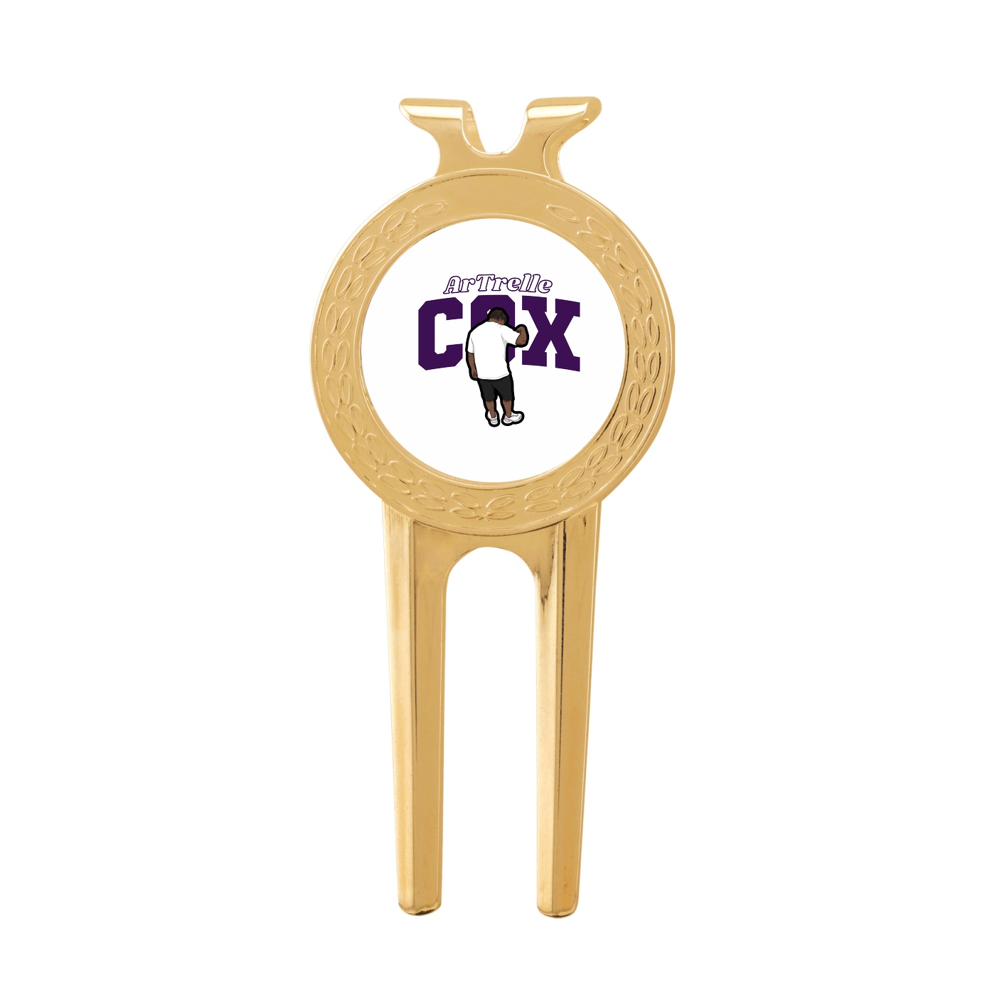 Divot Tool with Ball Marker — Name Arch in Classic