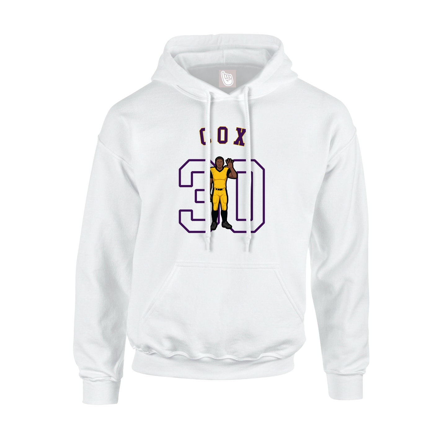 Hoodie — Shirsey Arch in White