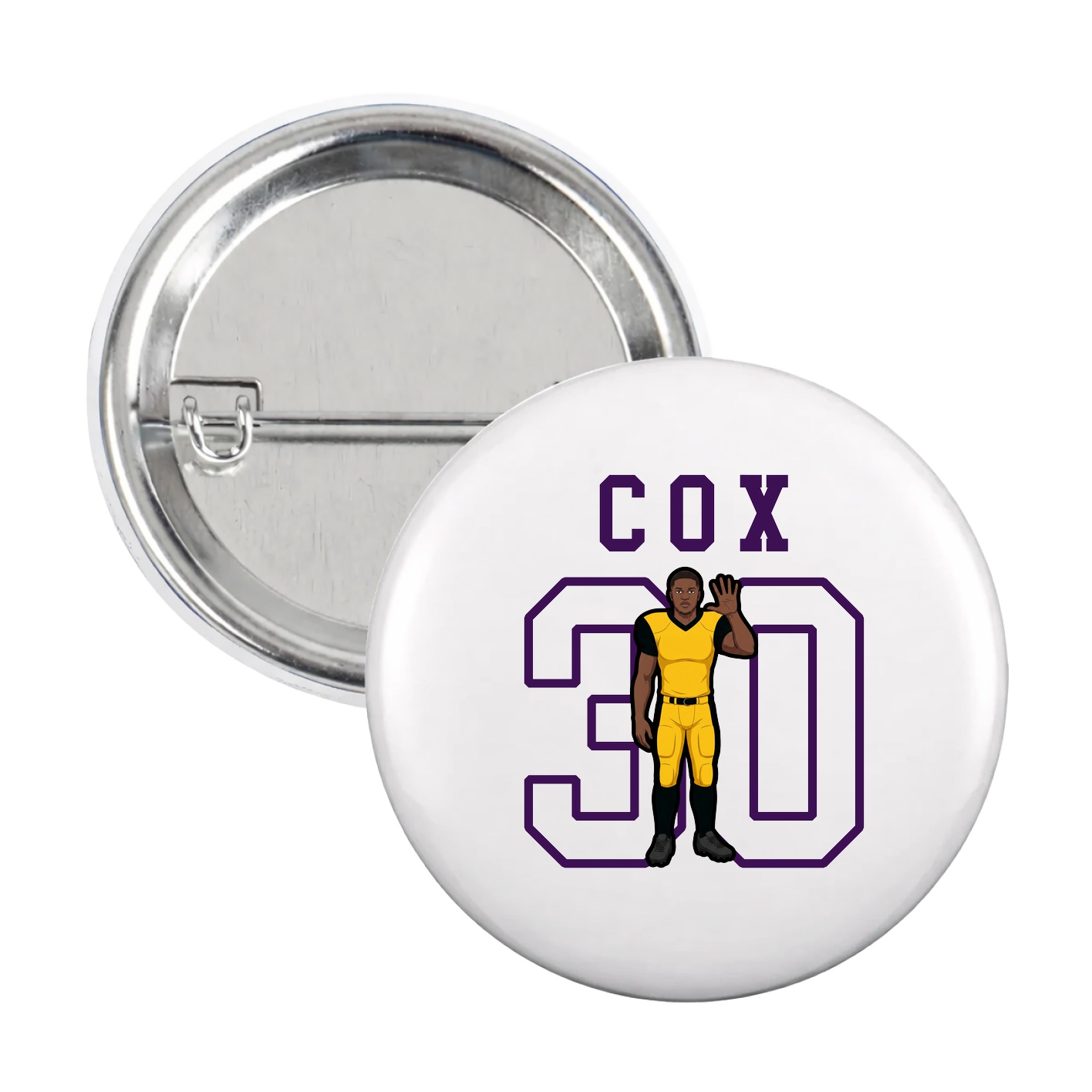 Game Day Button — Shirsey in White