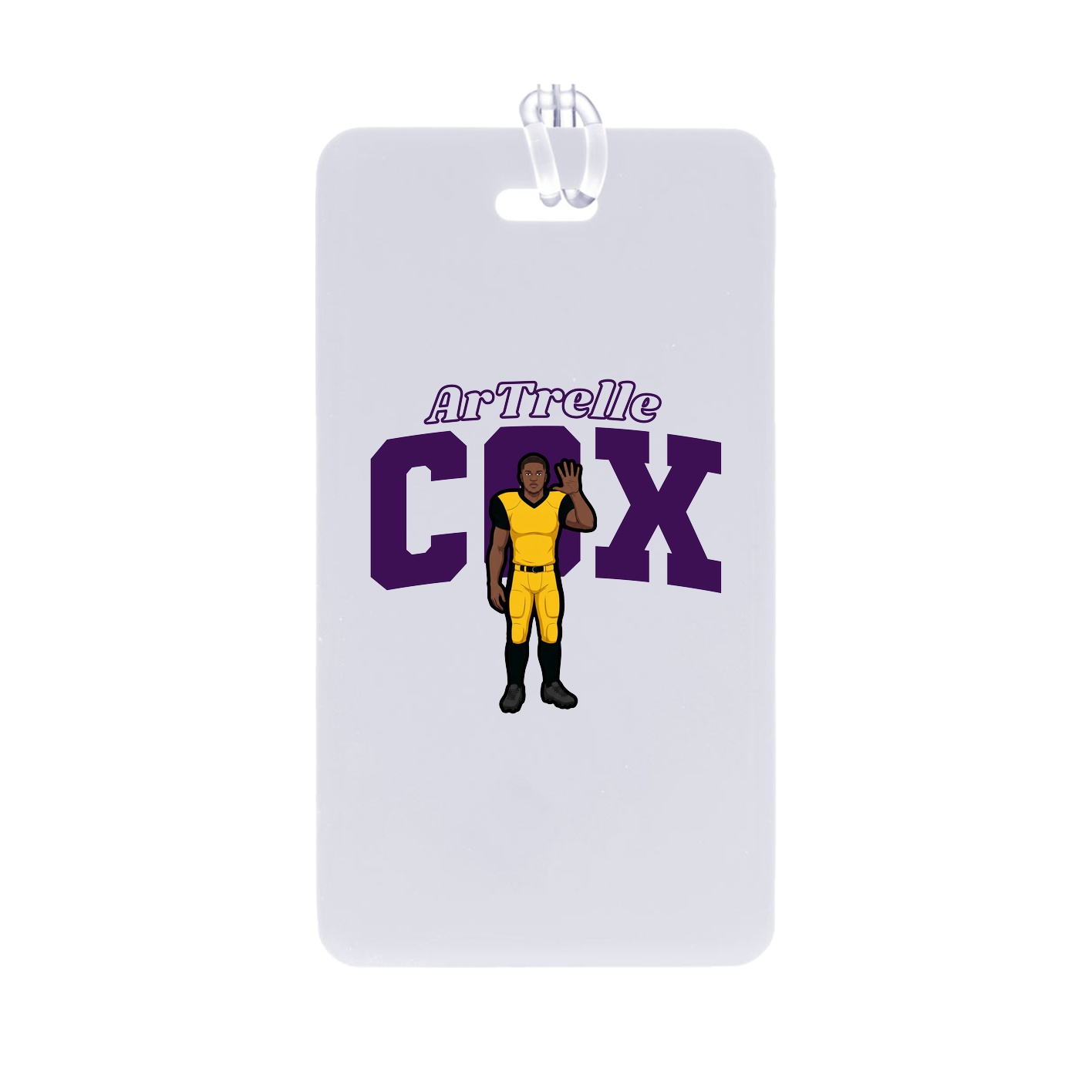 Bag Tag — Name Arch in Classic