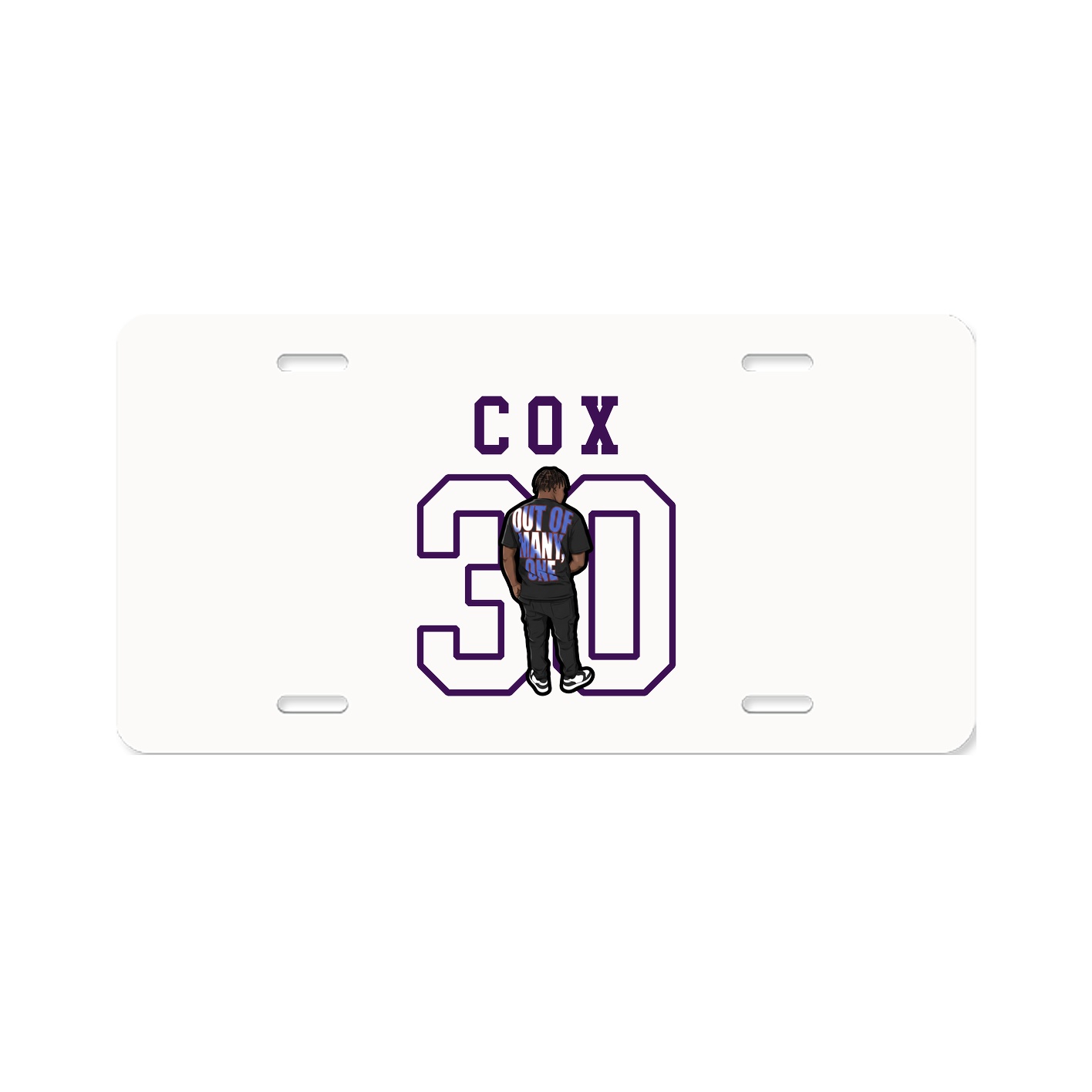 License Plate — Shirsey in Classic
