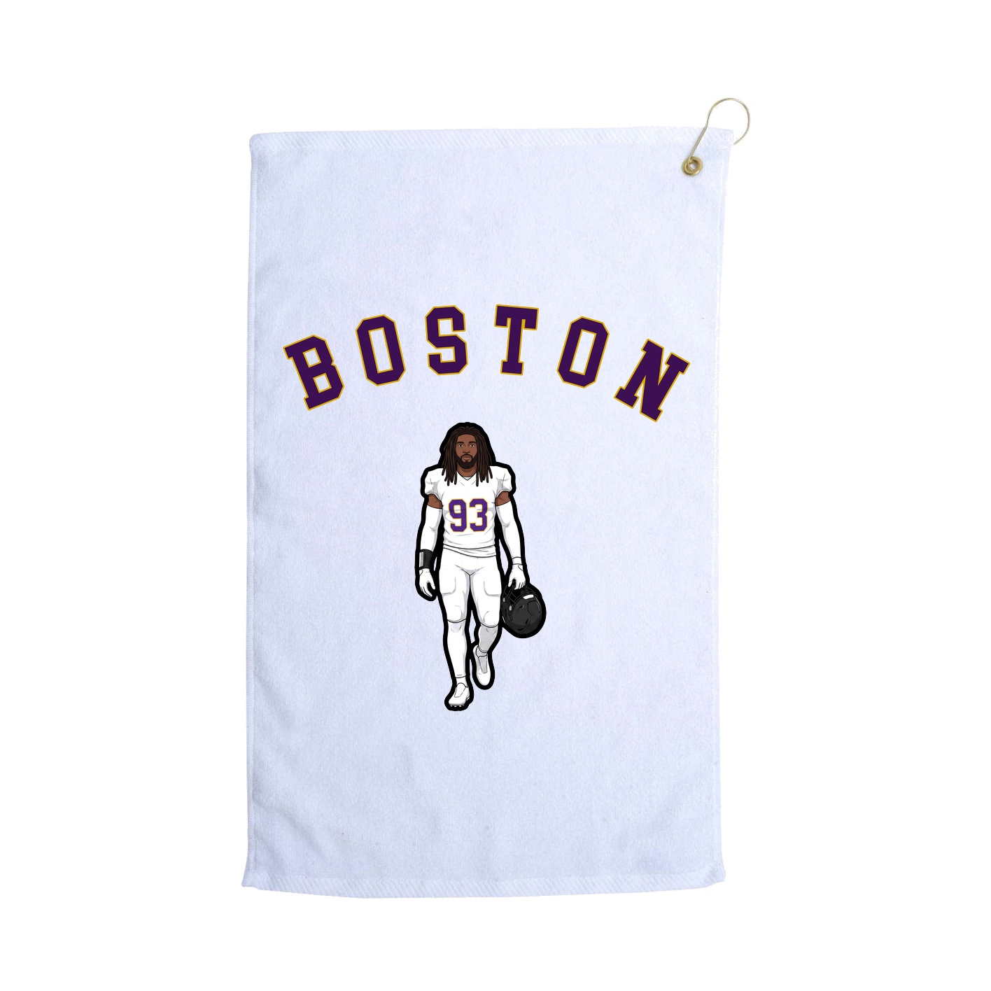 Golf Towel — Shirsey Arch in White