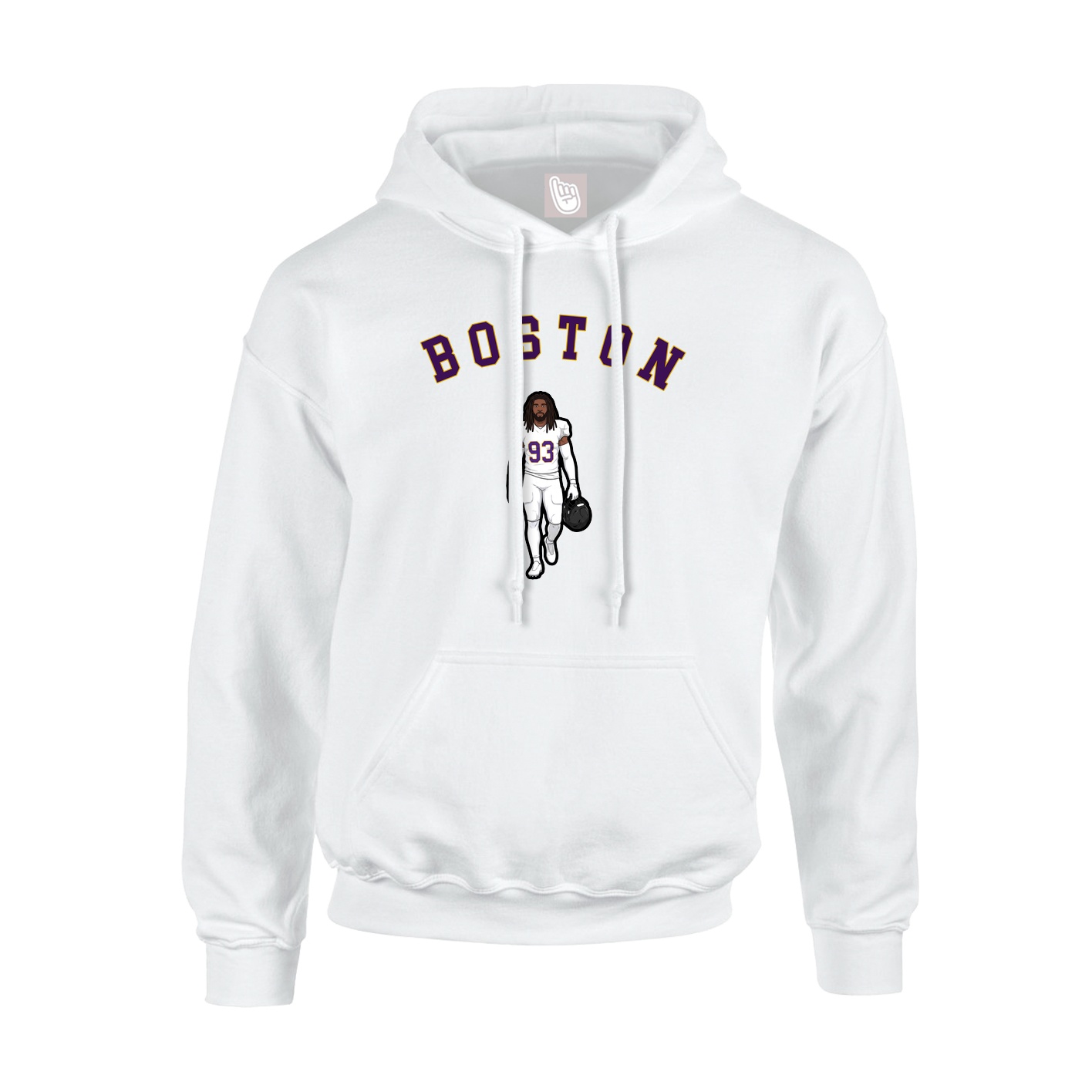 Hoodie — Shirsey Arch in White