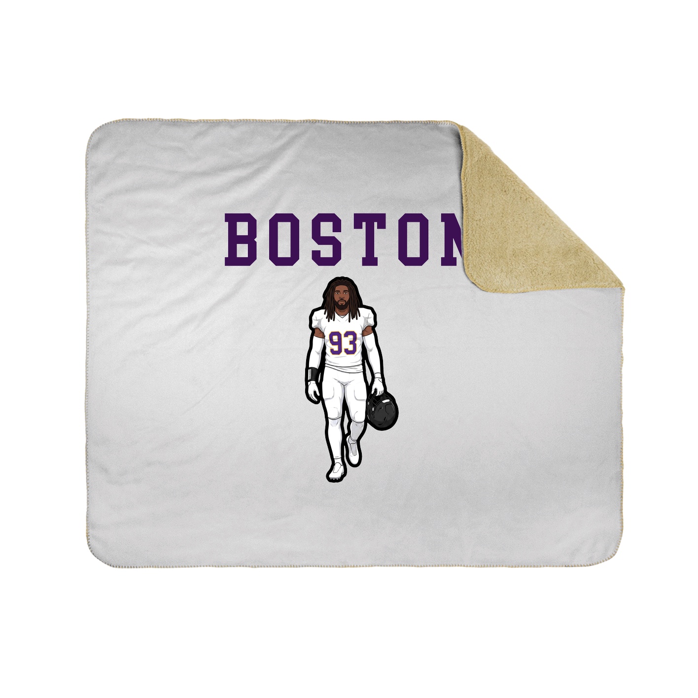 Throw Blanket — Shirsey in White