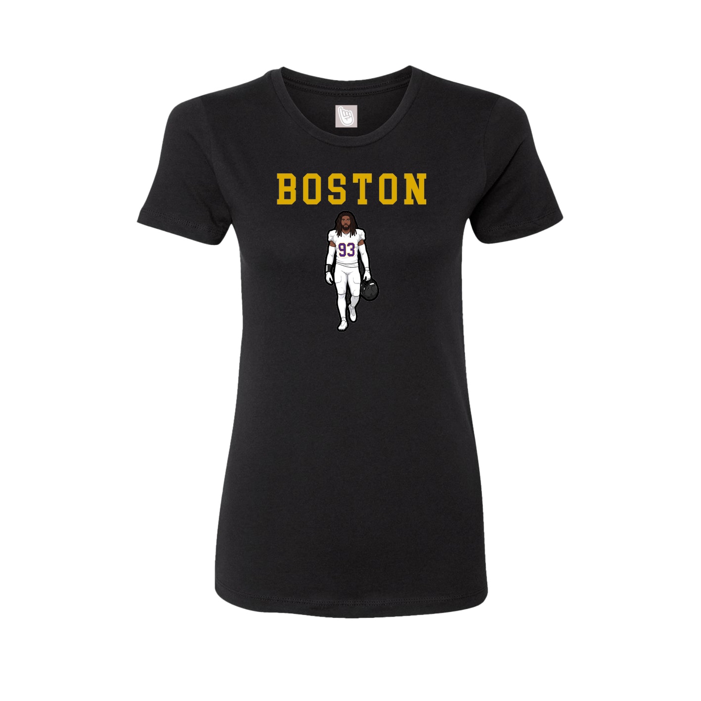 Fitted Women's Tee — Shirsey in Black
