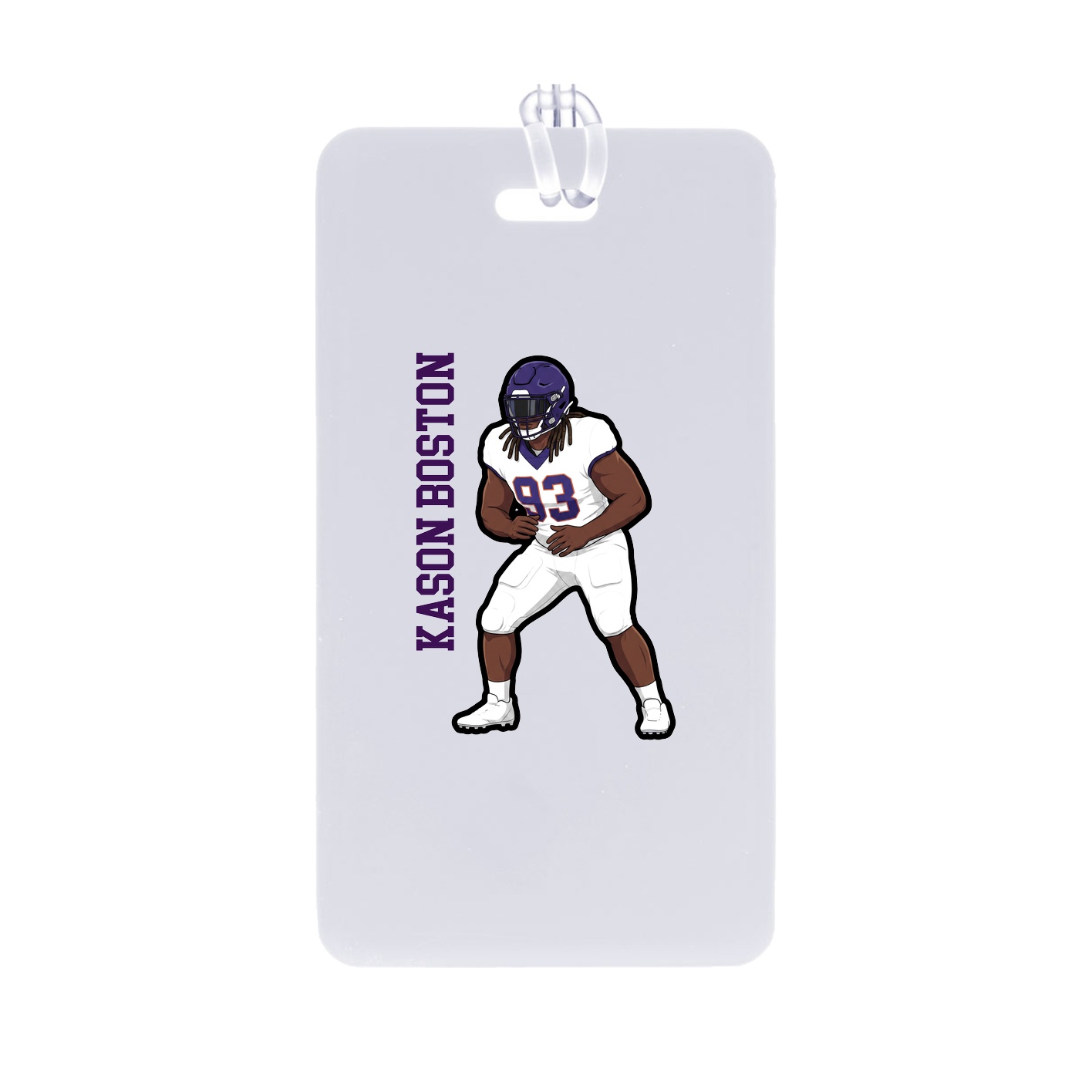 Bag Tag — Name Vertical in Classic