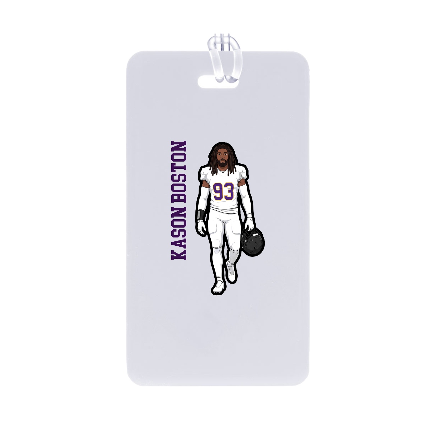 Bag Tag — Name Vertical in Classic