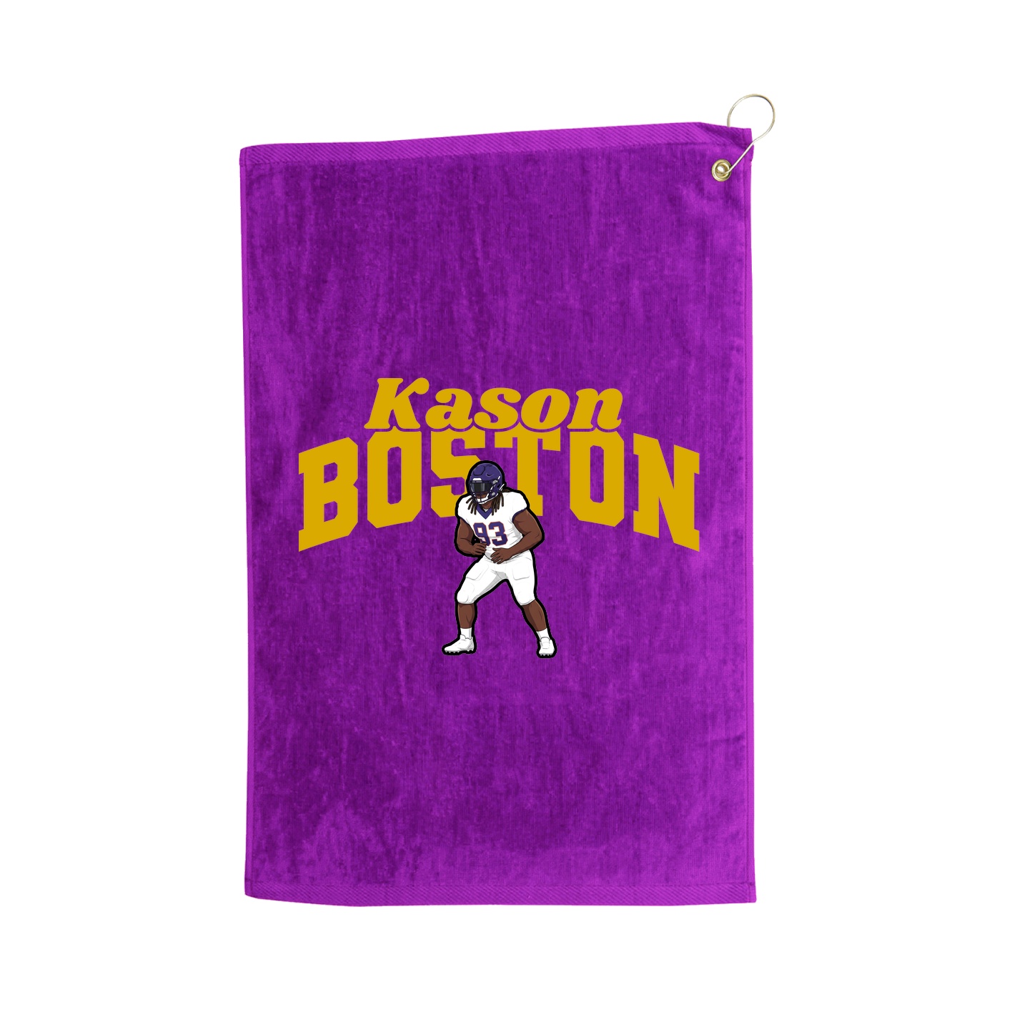 Golf Towel — Signature Arch in Purple