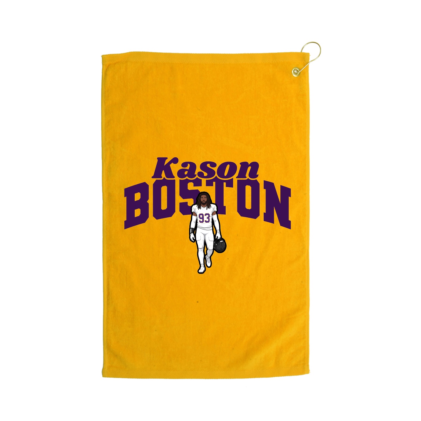 Golf Towel — Signature Arch in Gold