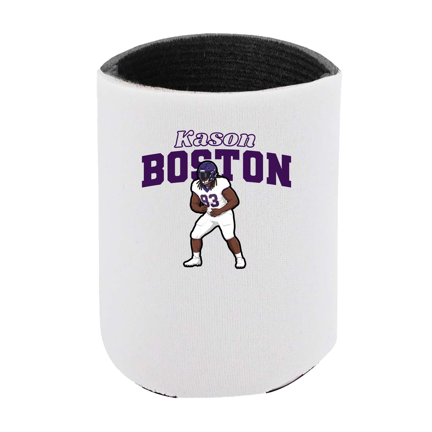 Can Holder — Name Arch in White